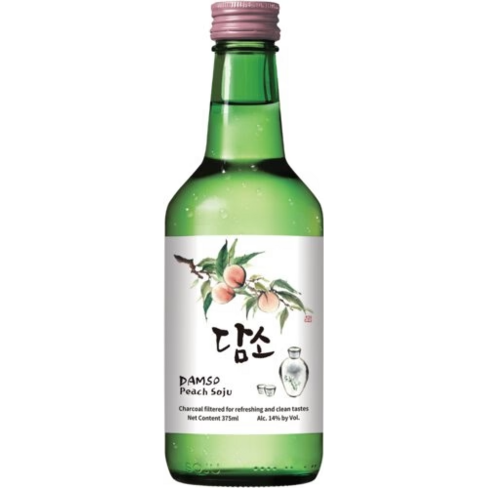 Damso Damso / Peach Korean Soju / 375mL