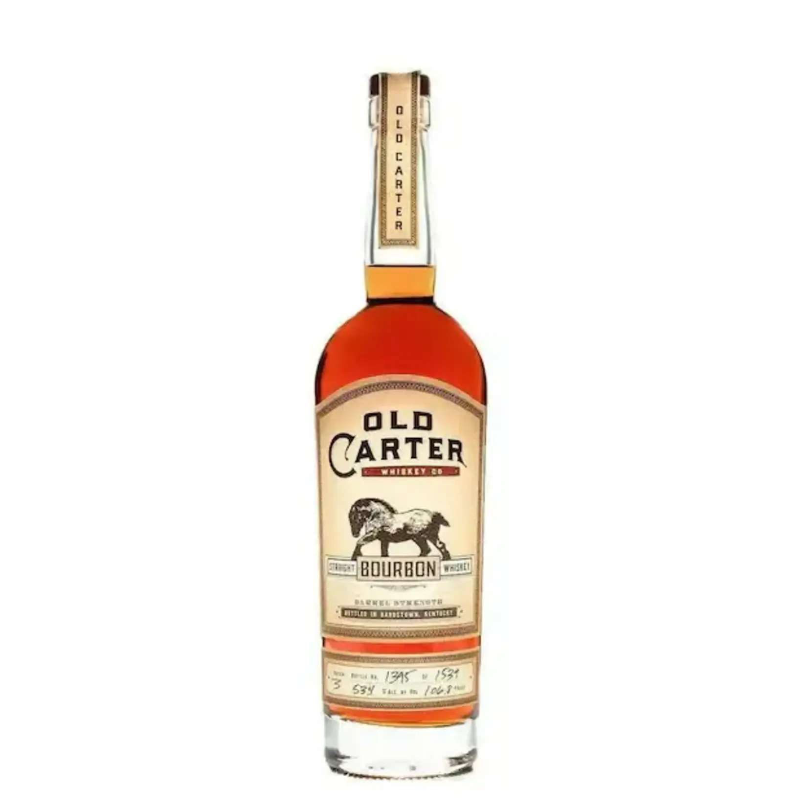 Old Carter Whiskey Co. / Batch 17 Barrel Strength Straight Bourbon Whiskey / 750mL