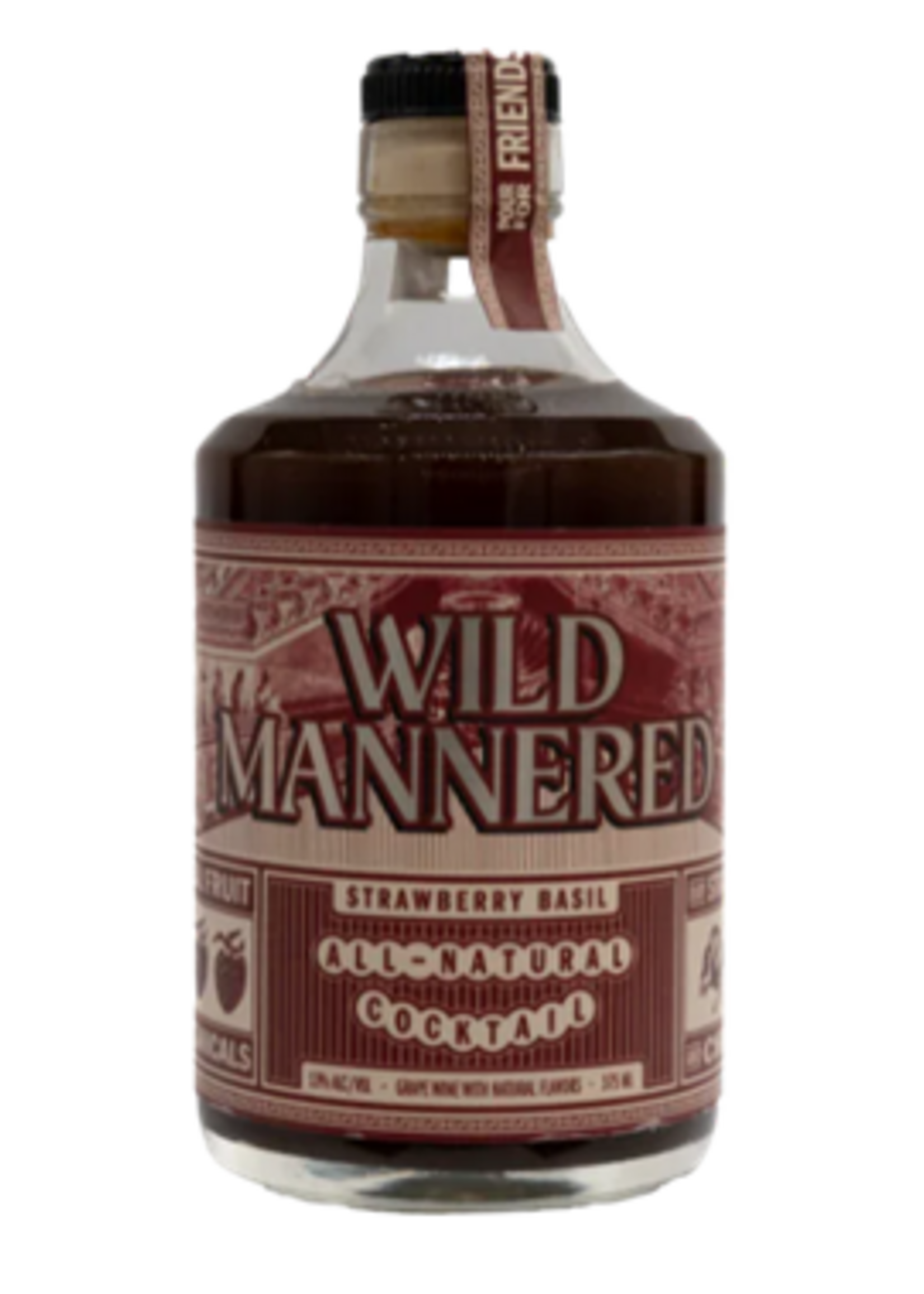 Wild Mannered / Strawberry Basil / 375mL