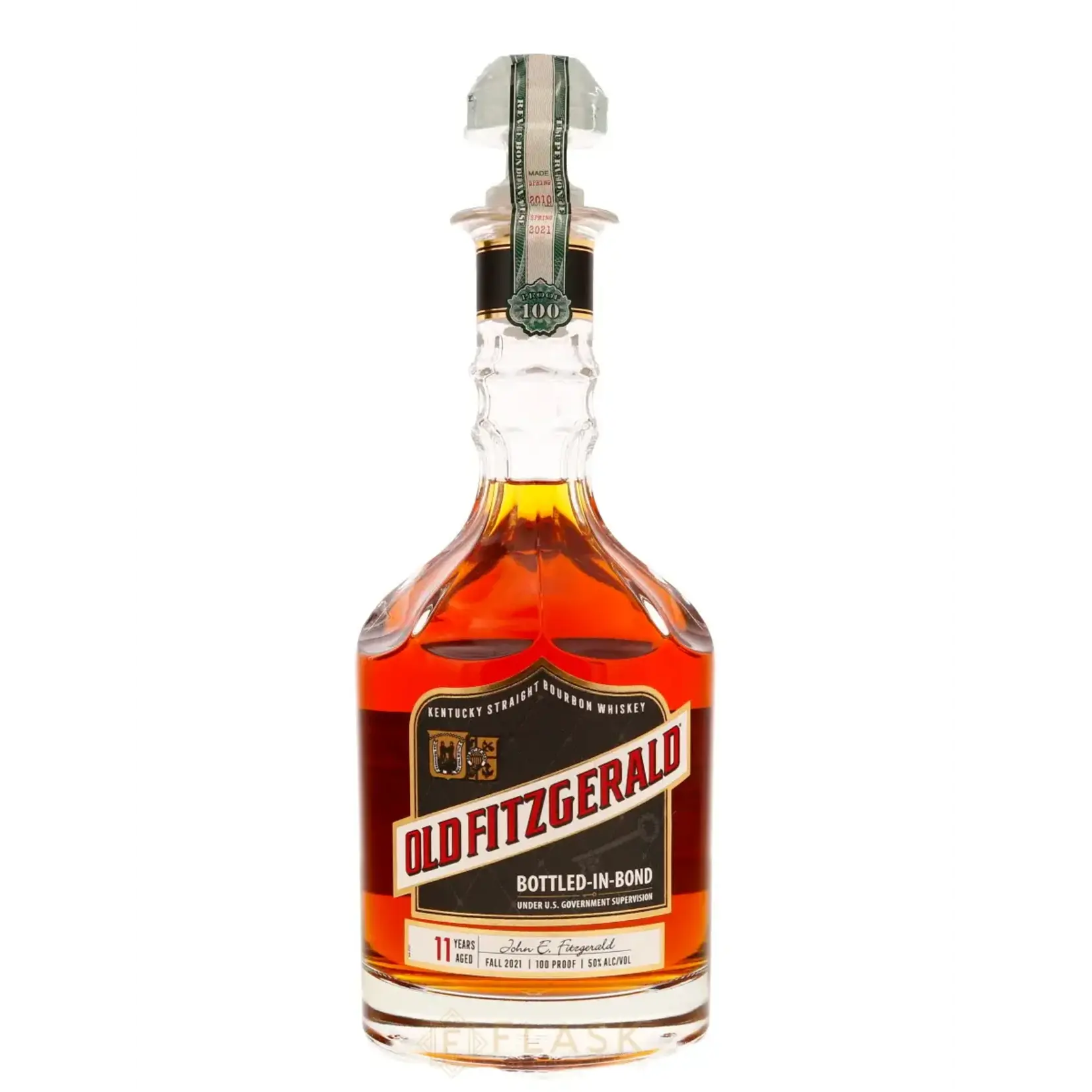 Old Fitzgerald / Bottled in Bond 11 Year Old Kentucky Straight Bourbon Whiskey / 750mL
