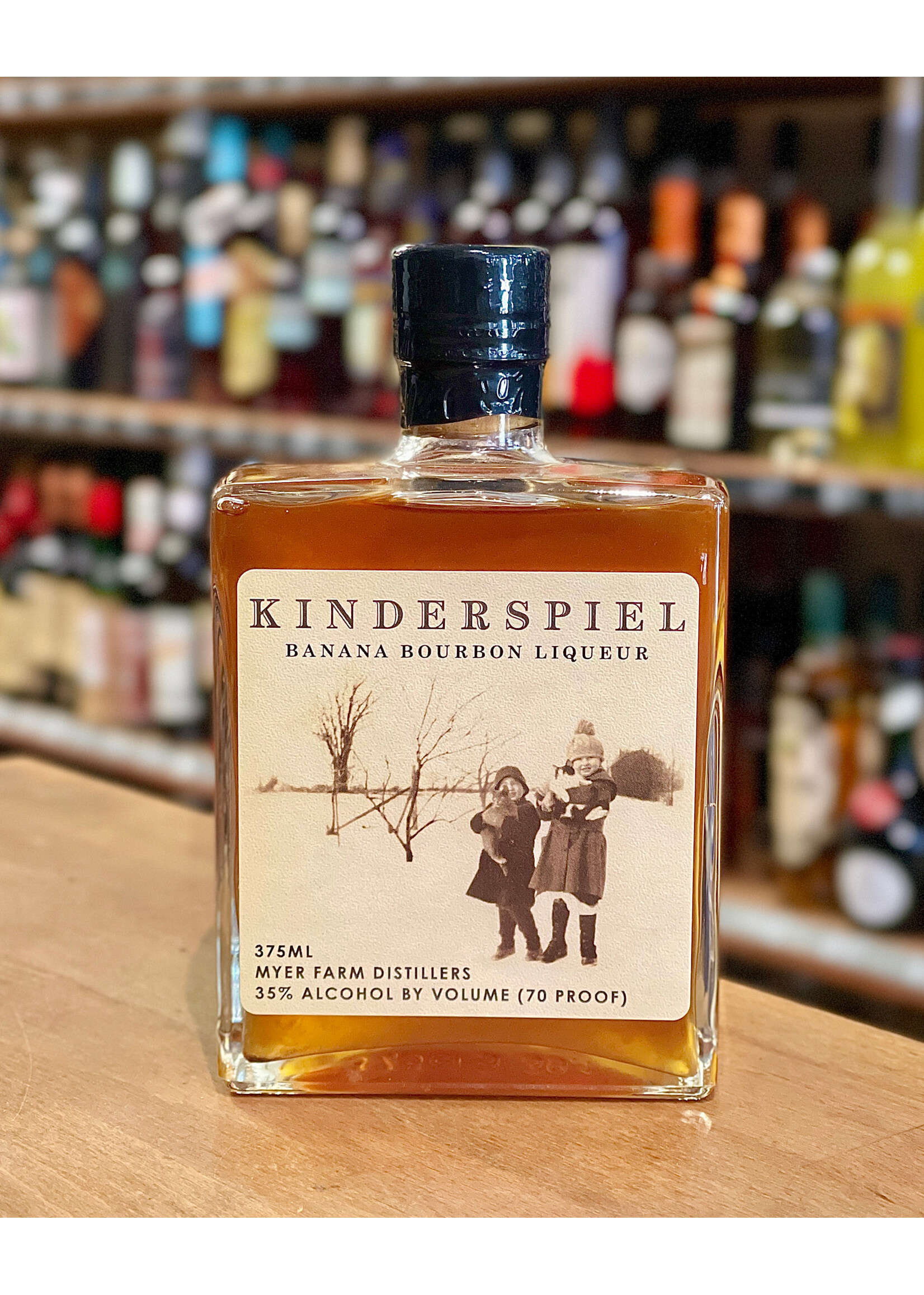 Myer Farm Distillers / Kinderspiel Banana Bourbon Liqueur / 375mL