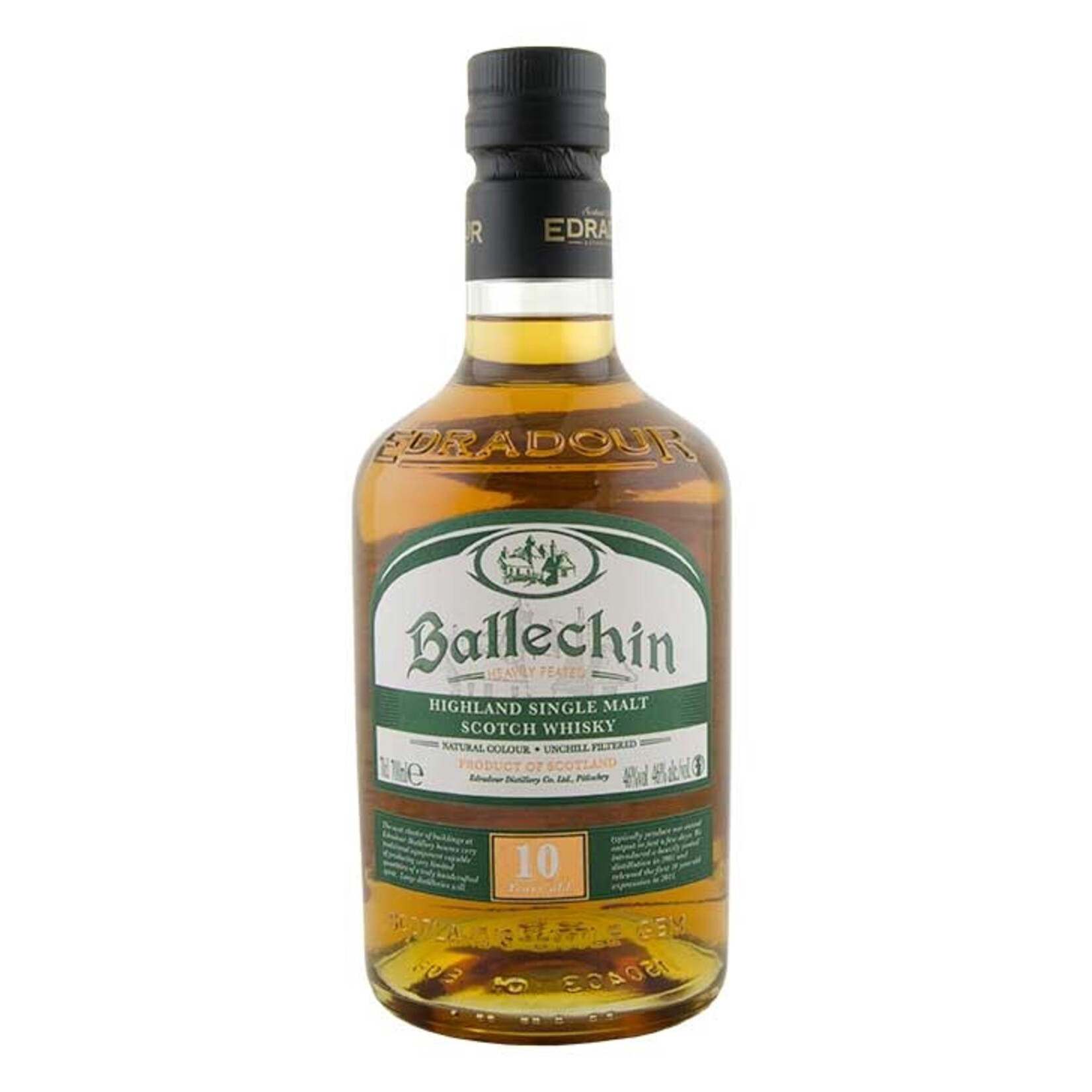 Ballechin / 10 Years Old Heavily Peated Highland Single Malt Scotch Whisky 92 Proof / 700mL