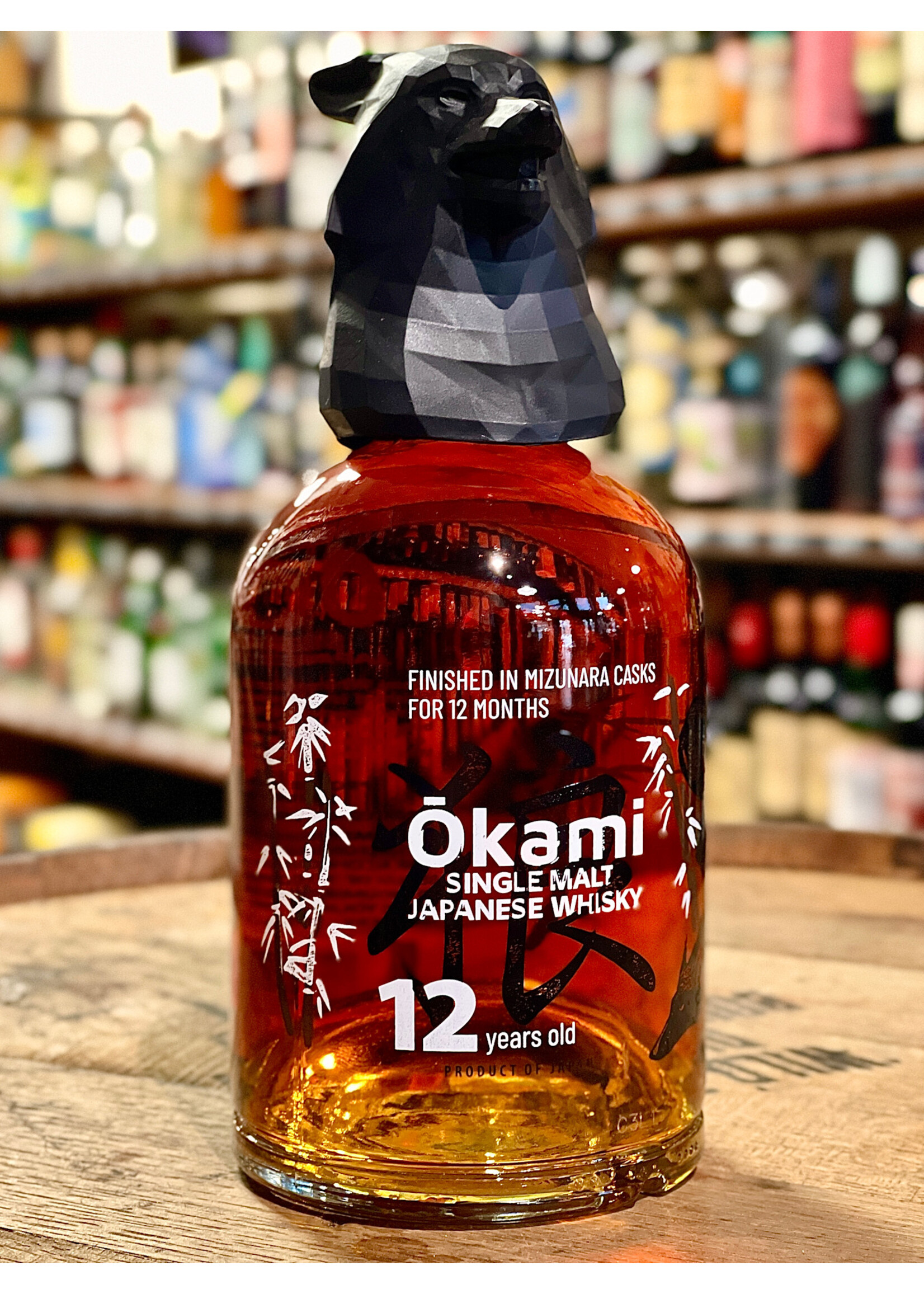 Okami / 12 Year Old Single Malt Japanese Whisky / 750mL