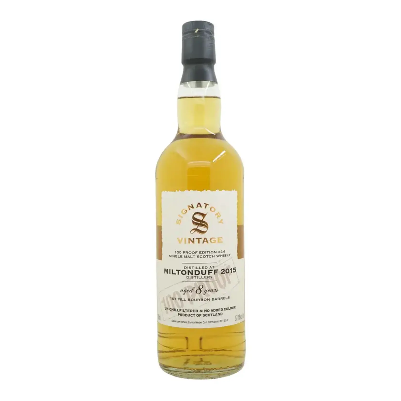 Signatory Signatory / 8 Years Old Miltonduff Single Malt Scotch Whisky / 700mL