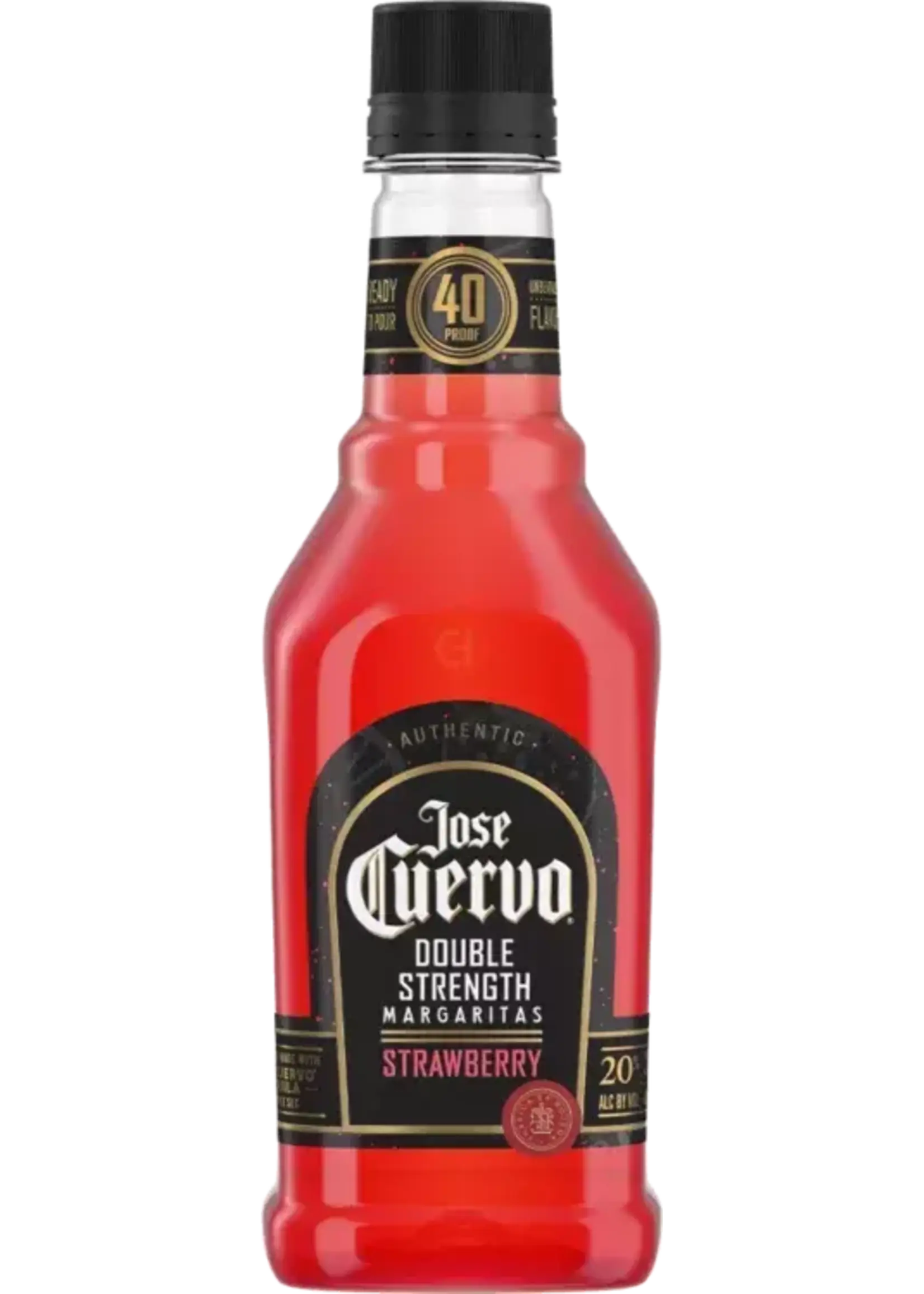 Jose Cuervo Jose Cuervo / Authentic Double Strength Strawberry Lime Margarita / 375mL