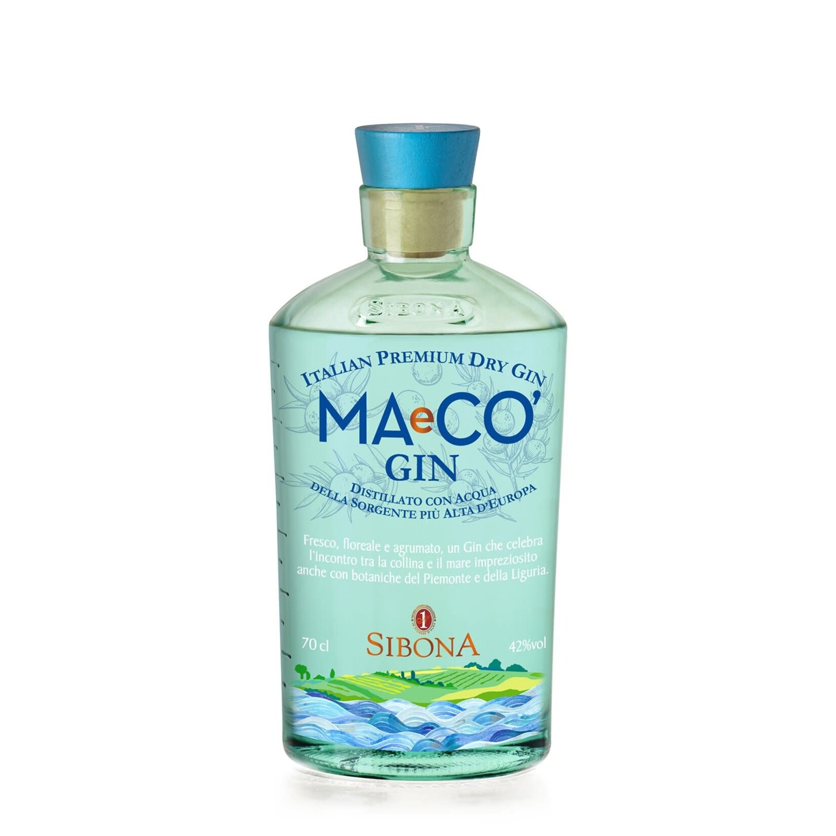 Distilleria Sibona Distilleria Sibona / Maeco' Premium Italian Dry Gin / 700mL