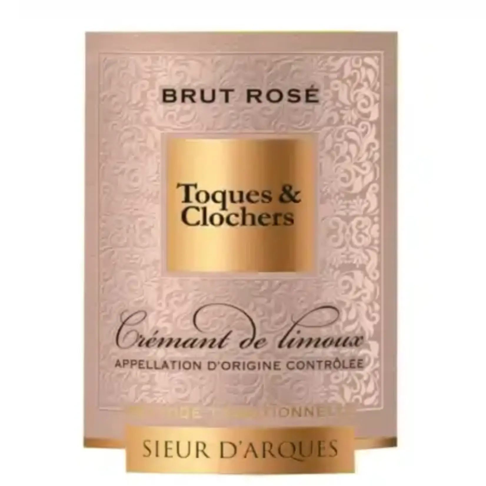 Toques et Clochers / Cremant de Limoux Brut Rose Methode Traditionnelle / 750mL