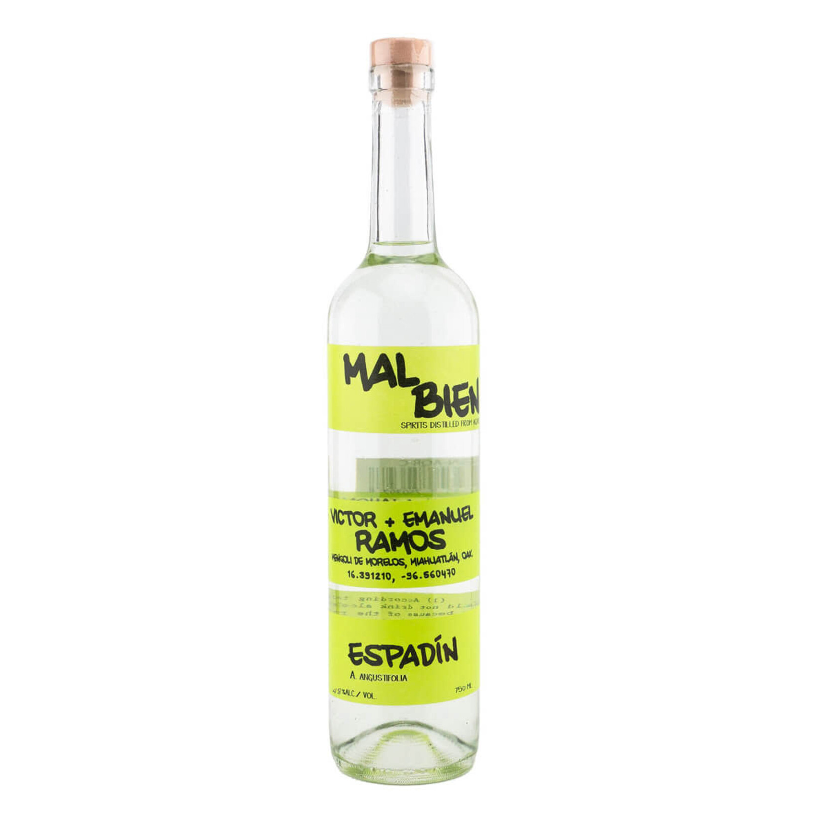 Mezcal Mal Bien / Victor + Emanuel Ramos Espadin / 750mL