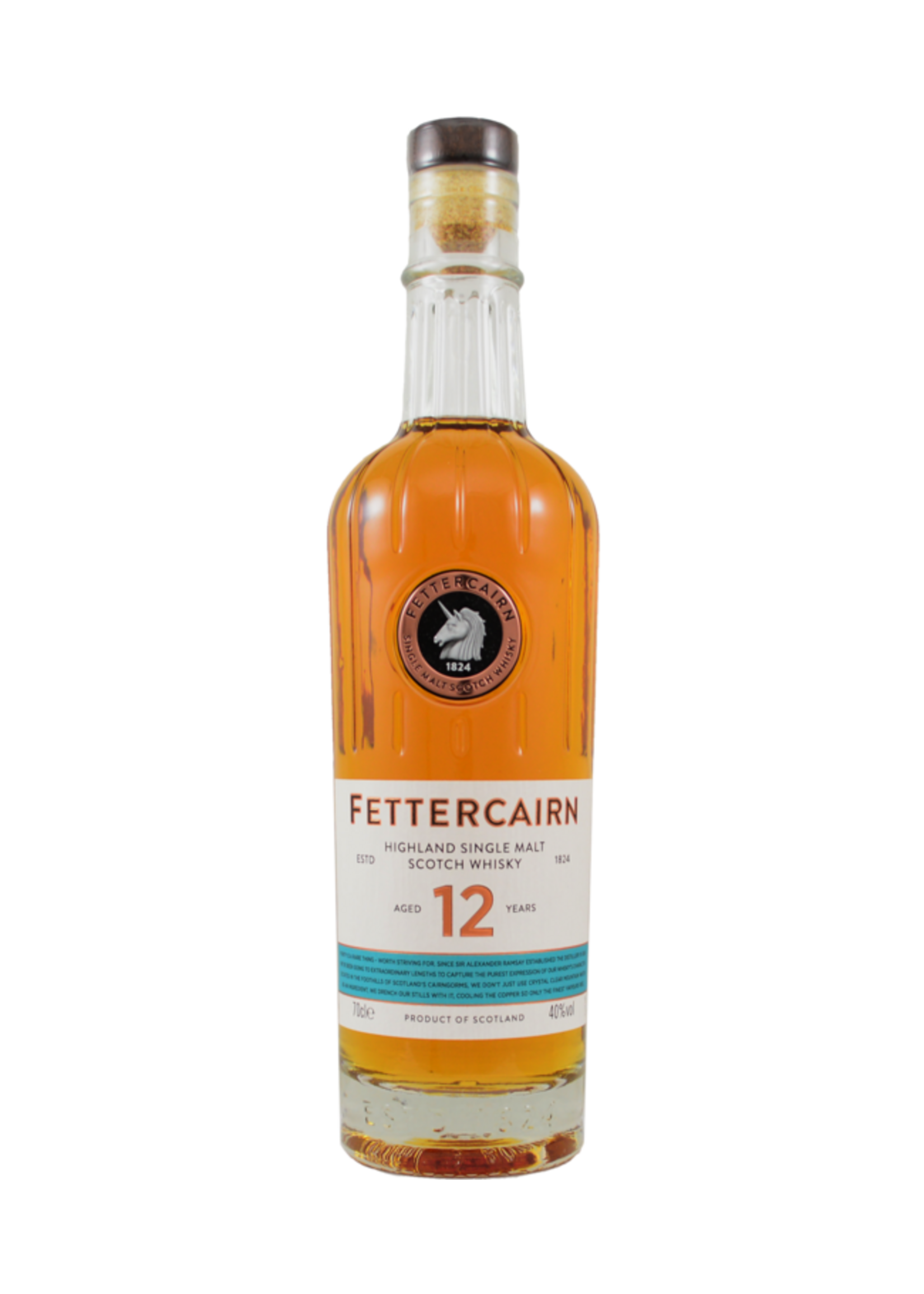 Fettercairn / 12 Years Old Highland Single Malt Scotch Whisky / 700mL