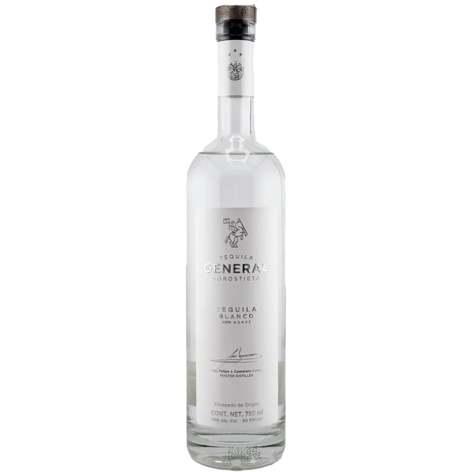 General Gorostieta / Tequila Blanco Tequila 100% Agave / 750mL