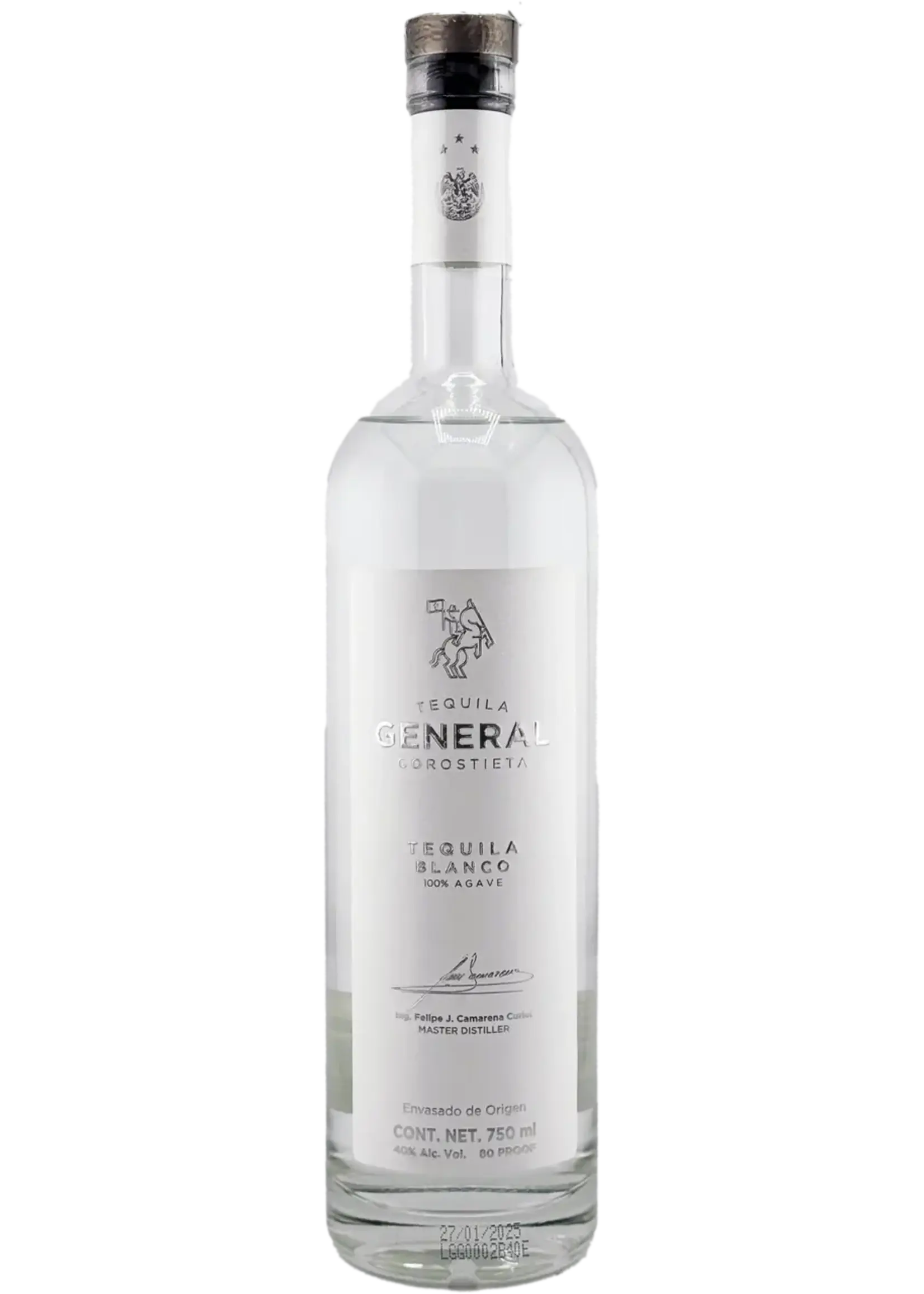 General Gorostieta / Tequila Blanco Tequila 100% Agave / 750mL