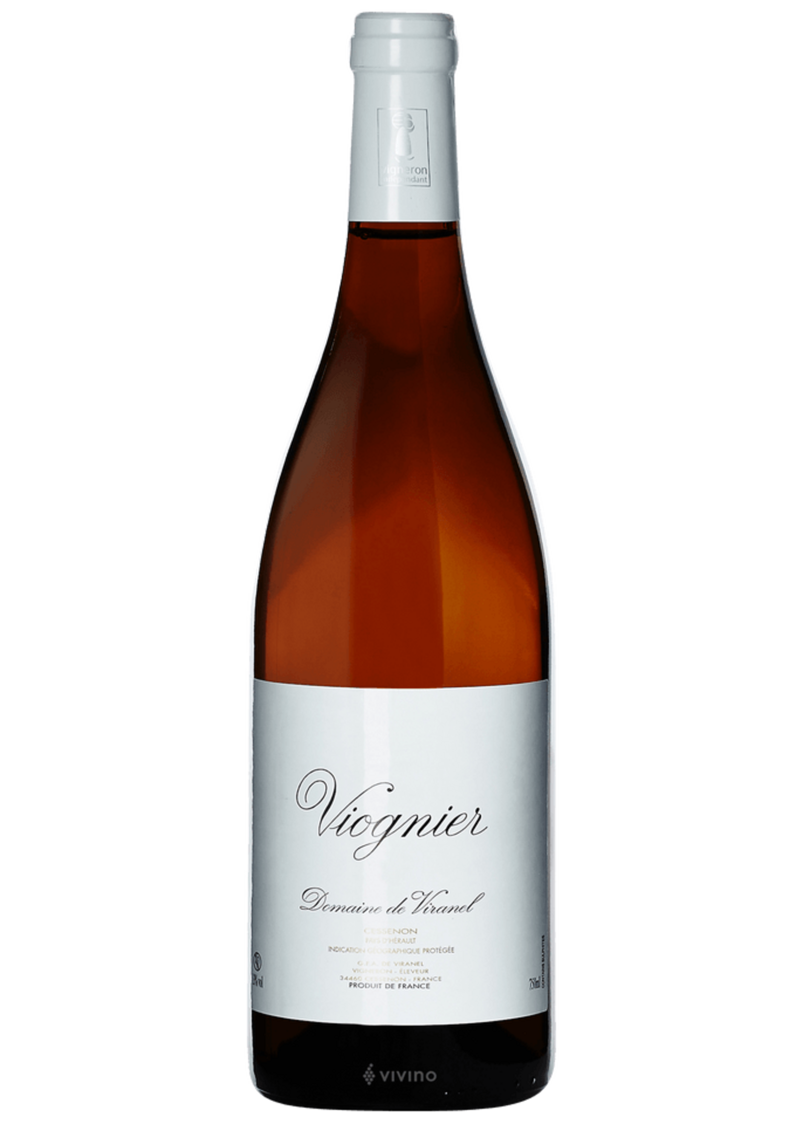 Domaine de Viranel / Pays D'Herault Cessenon Viognier / 750mL