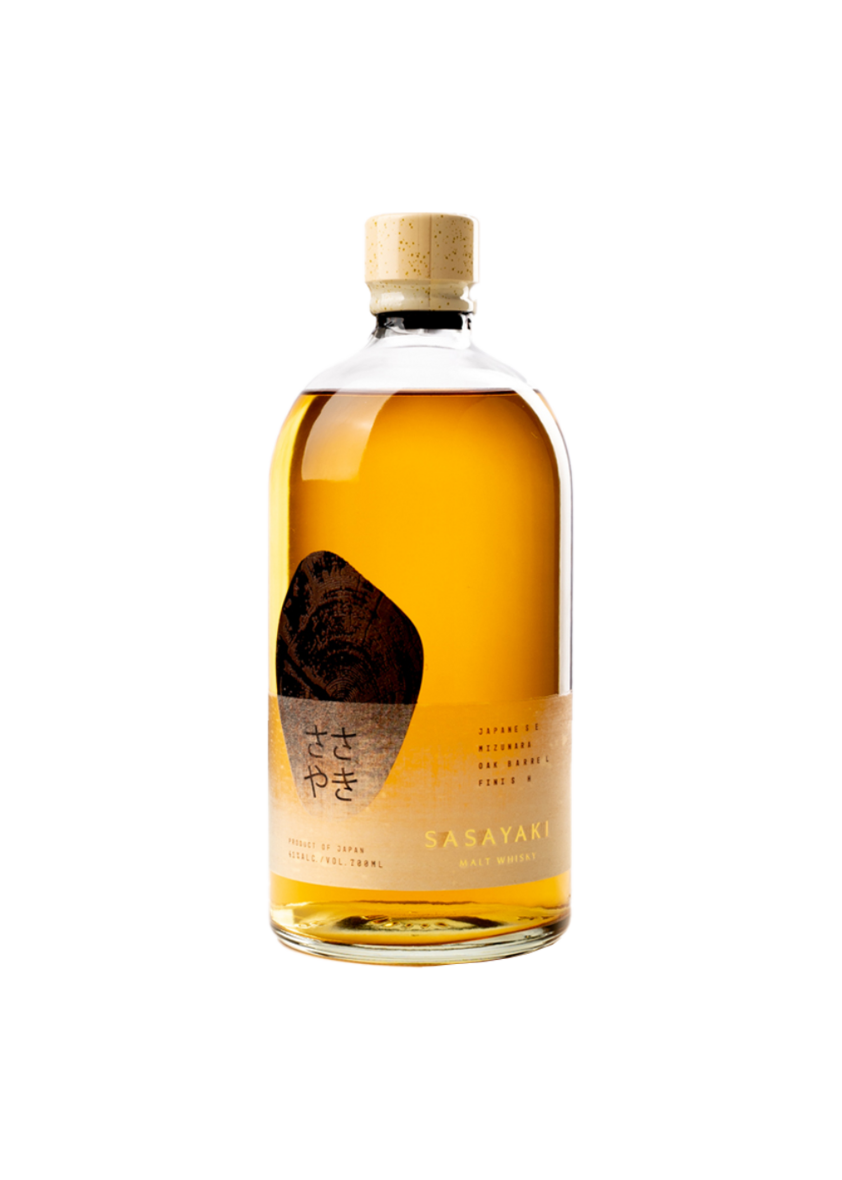 Sasayaki / Mizunara Oka Barrel Finish Malt Japanese Whiskey / 700mL