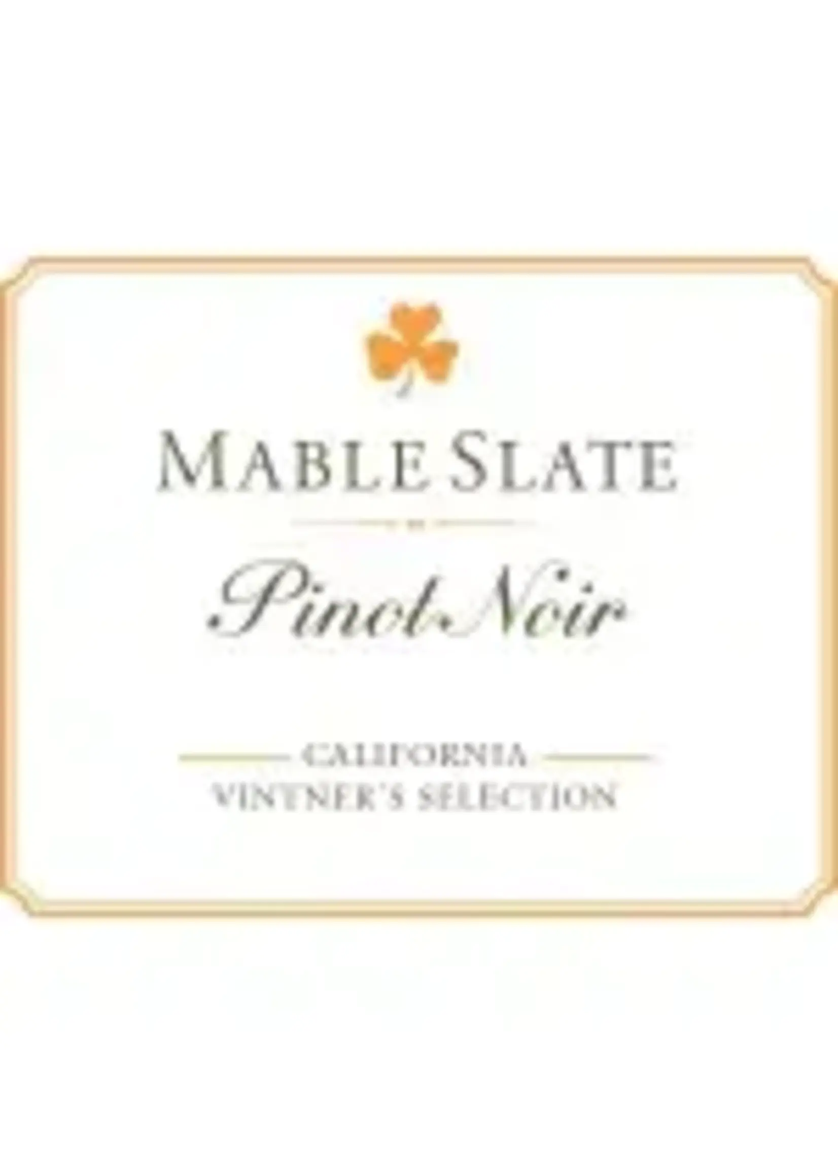 Mable Slate / Pinot Noir Vintner's Selection California / 750mL