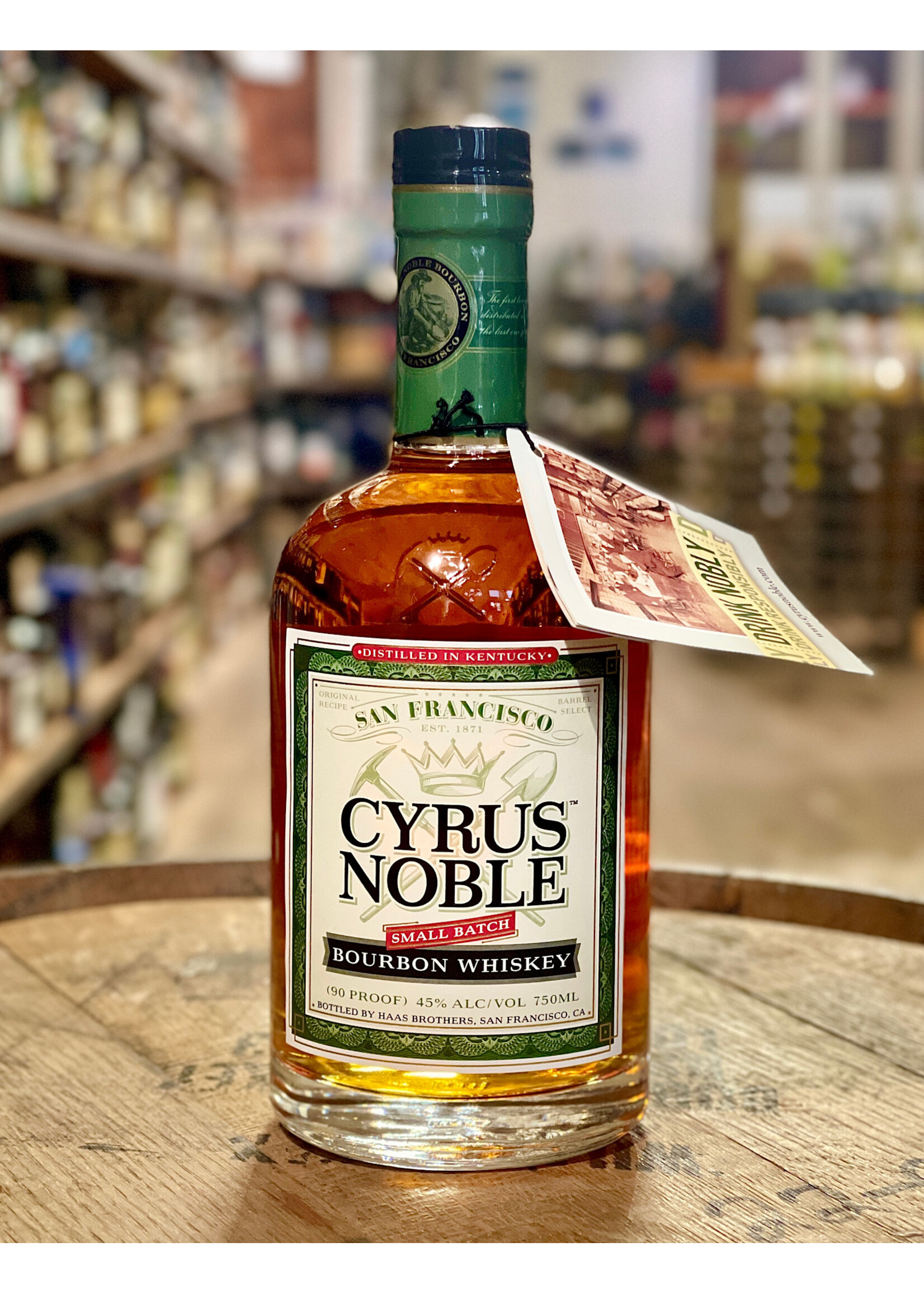 Cyrus Noble / Small Batch Bourbon Whiskey / 750mL