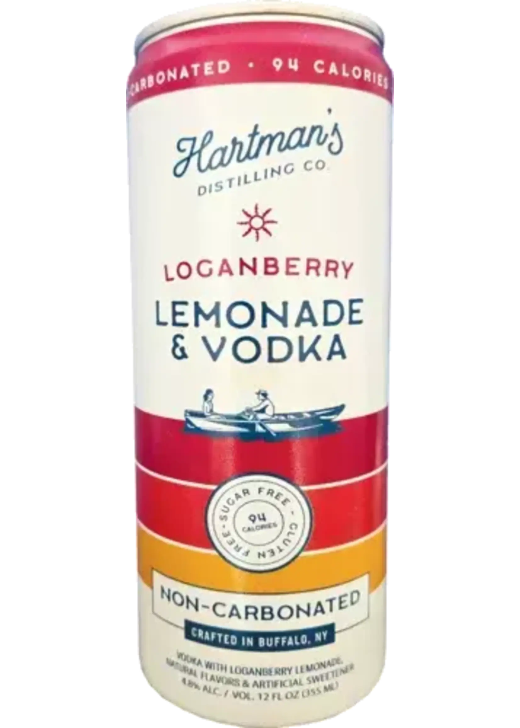 Hartman's Distilling Co. / Loganberry Lemonade & Vodka / Single 12oz Can