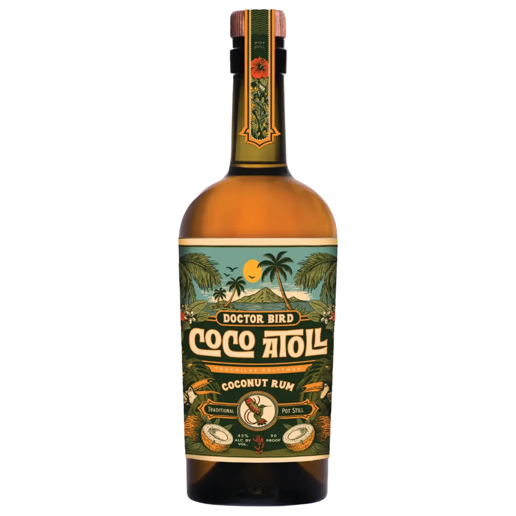 Doctor Bird / Coco Atoll Traditional Pot Still Coconut Rum / 750mL