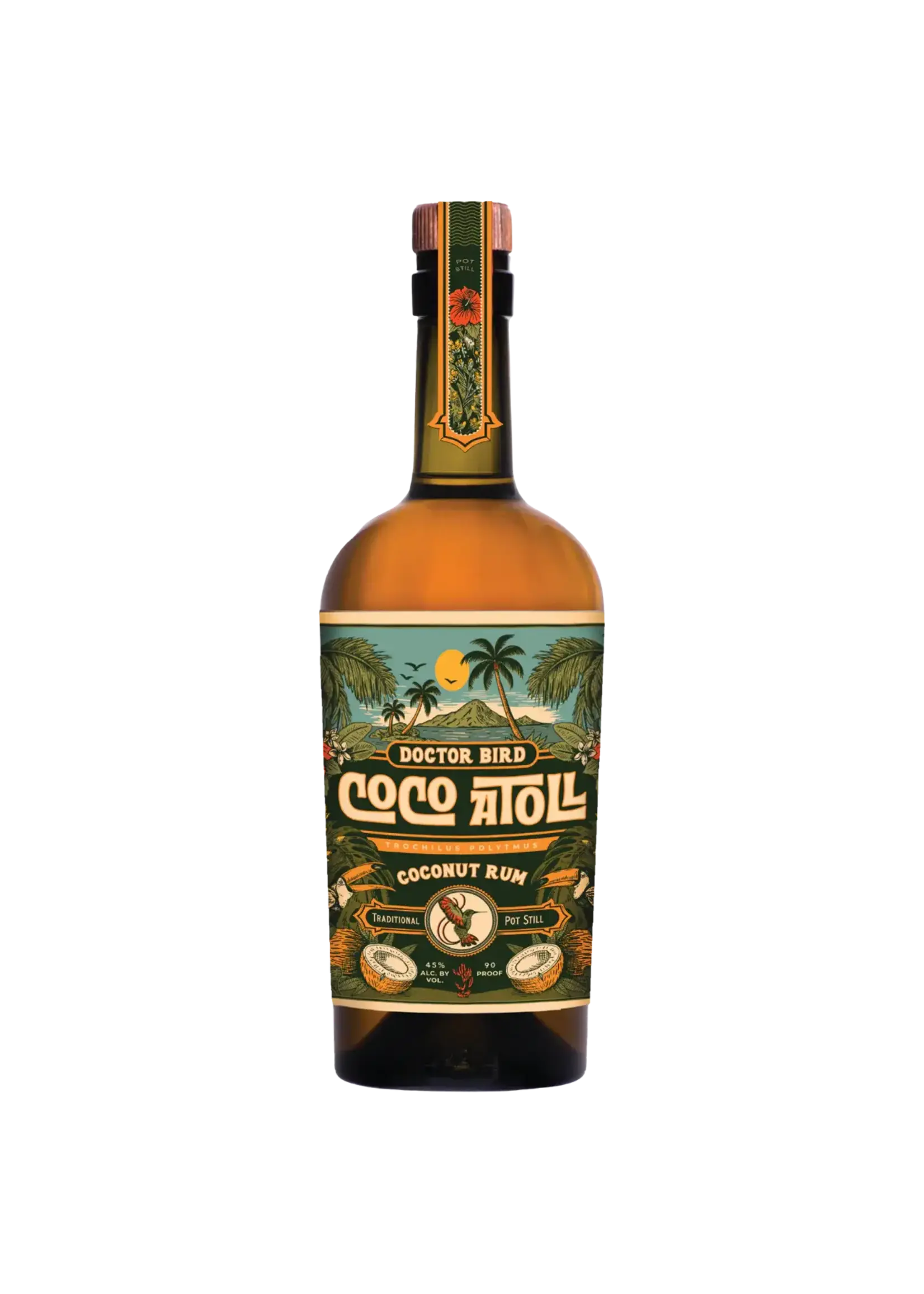 Doctor Bird / Coco Atoll Traditional Pot Still Coconut Rum / 750mL