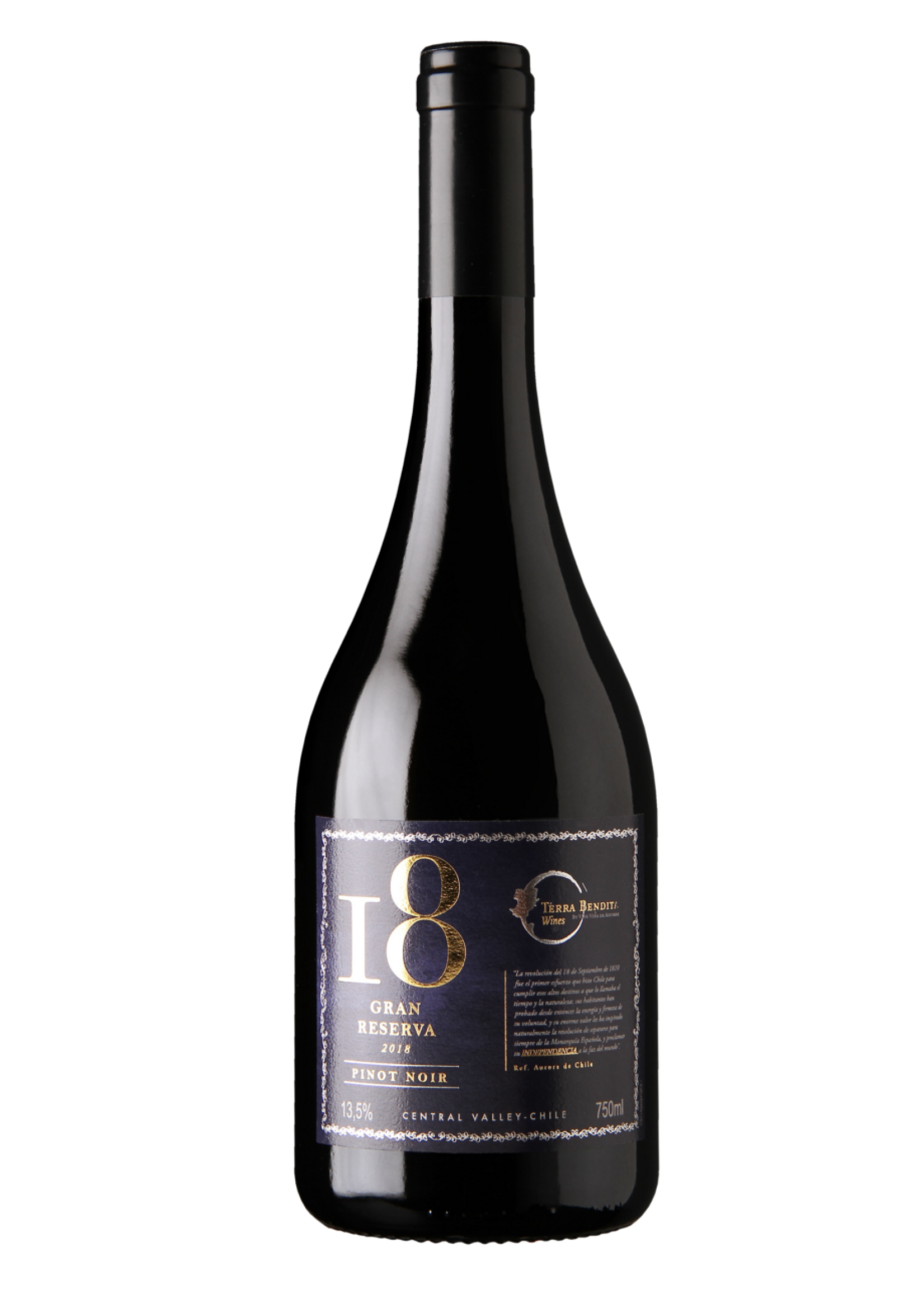 Terra Bendita / 18 Gran Reserva Pinot Noir / 750mL