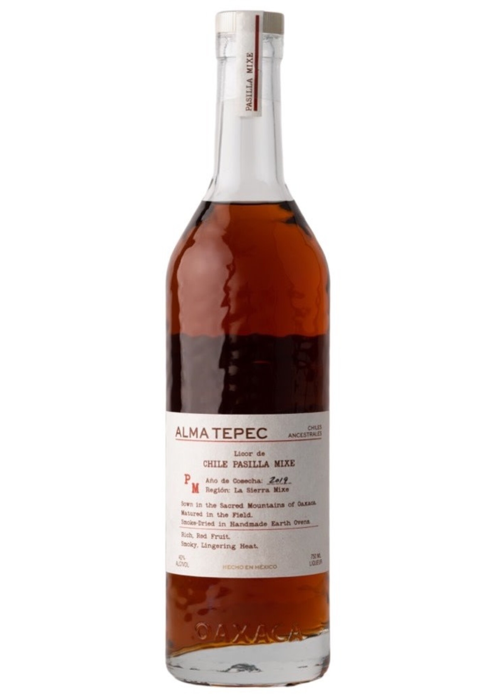 Alma Tepec / Licor De Chile Pasilla Mixe 80 Proof / 750mL