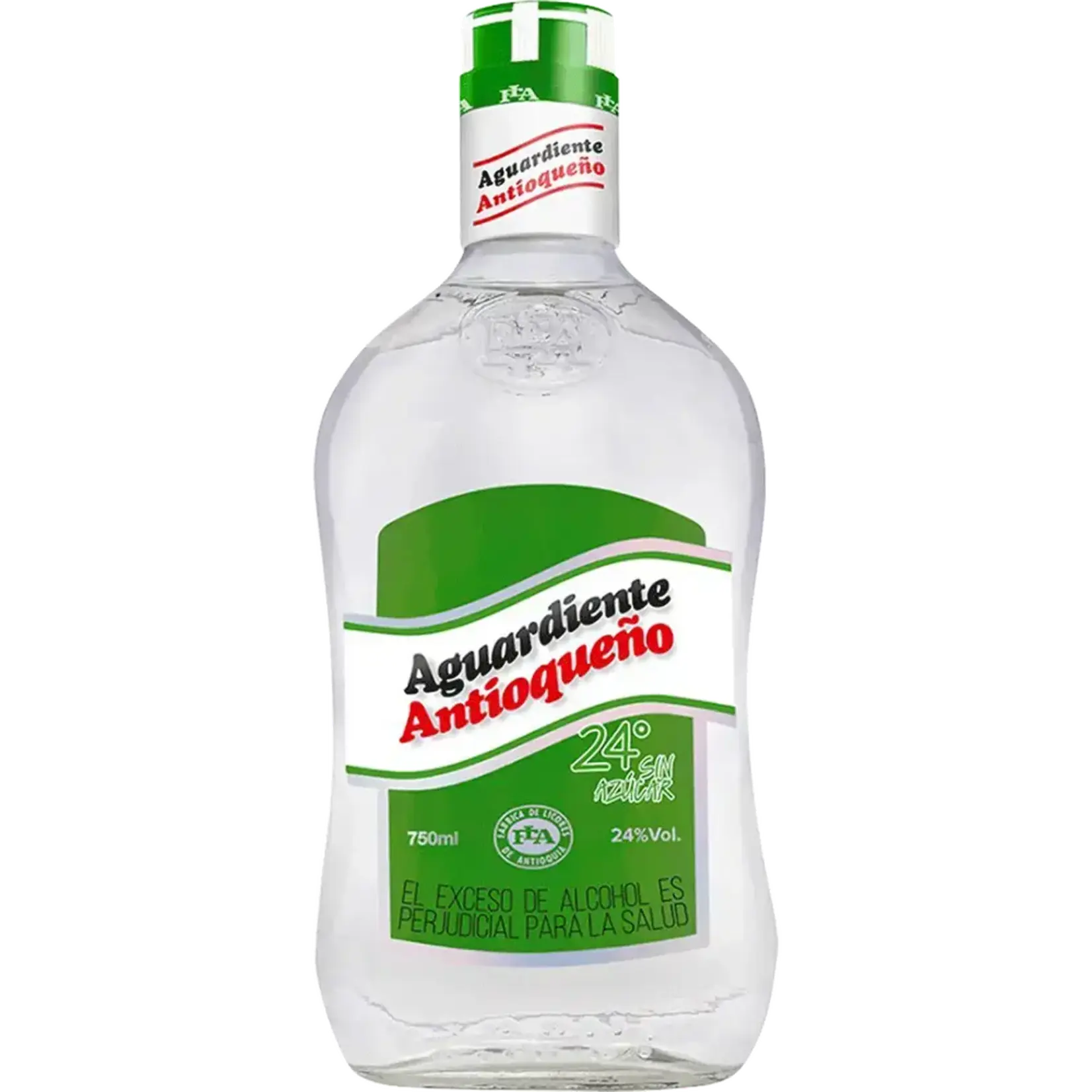 Antioqueno Antioqueno / Aguardiente Sin Azucar Verde / 750mL
