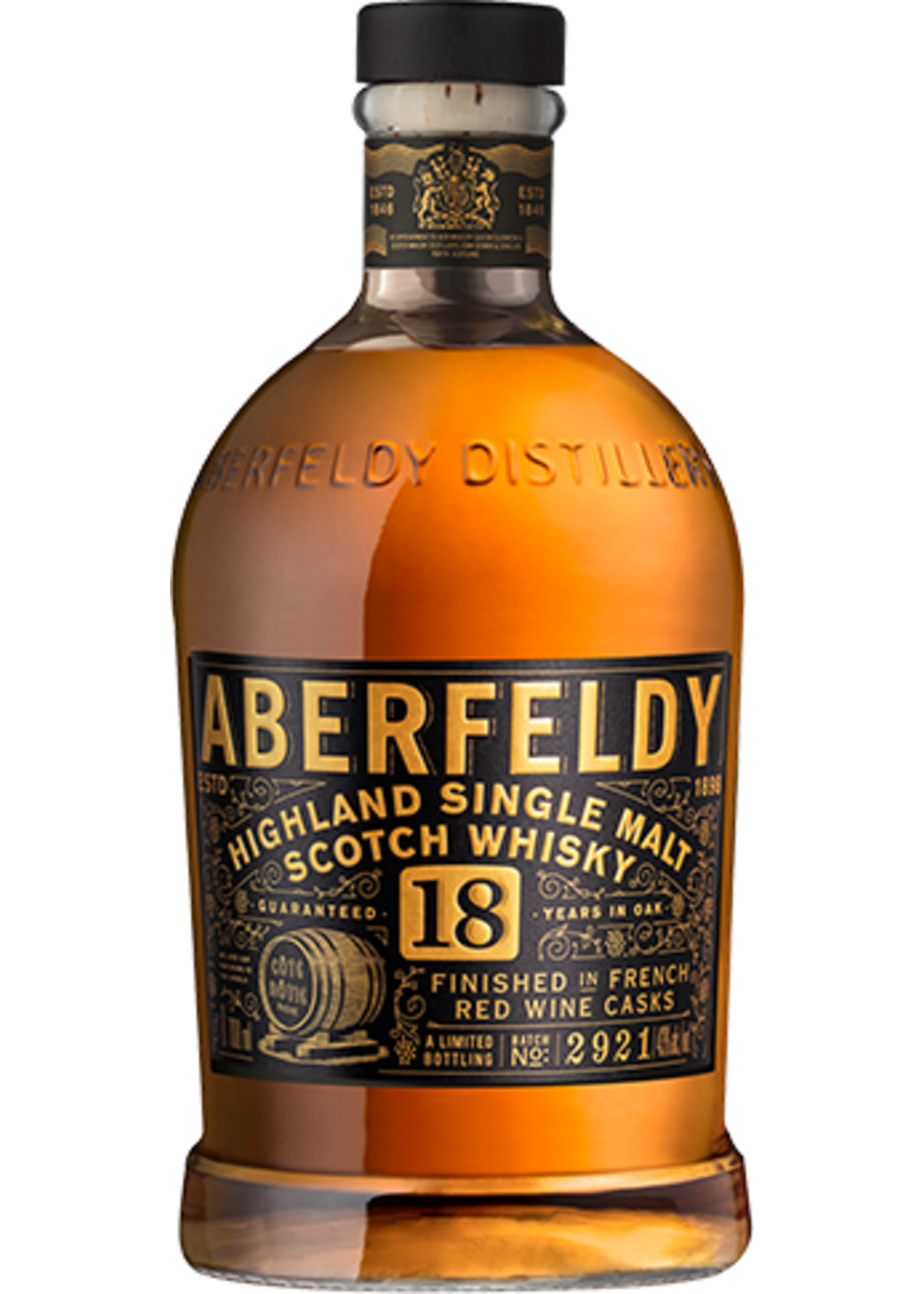 Aberfeldy Aberfeldy / Cote Rotie Cask Finish 18 Year Old Single Malt Scotch Whisky / 750mL