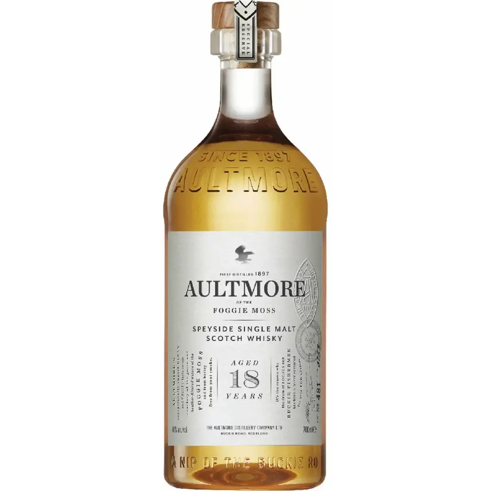 Aultmore Aultmore / 18 Year Old Single Malt Scotch Whisky / 700mL