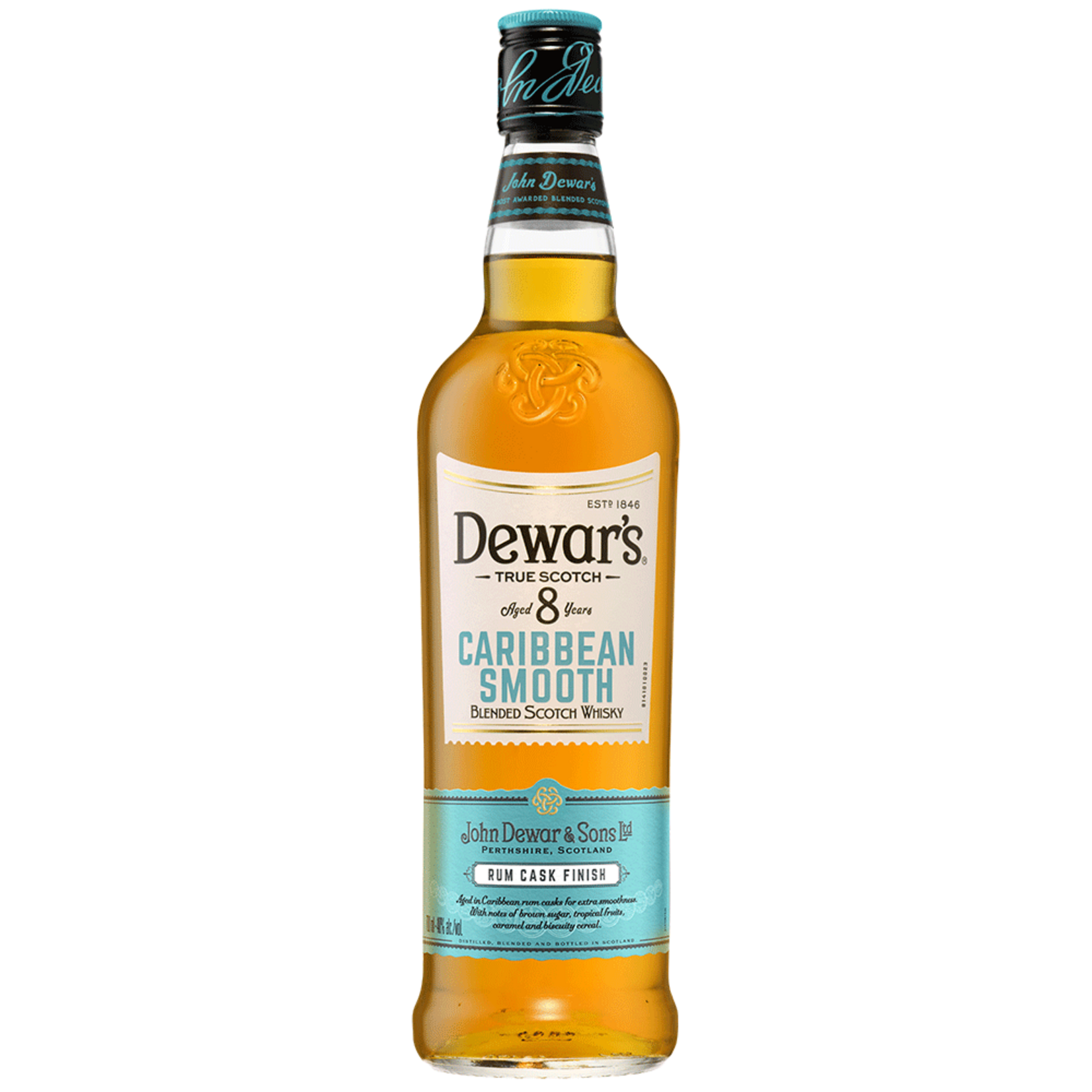Dewar's Dewar's / Caribbean Smooth Rum Cask Finish 8 Year Old Blended Scotch Whisky / 750mL