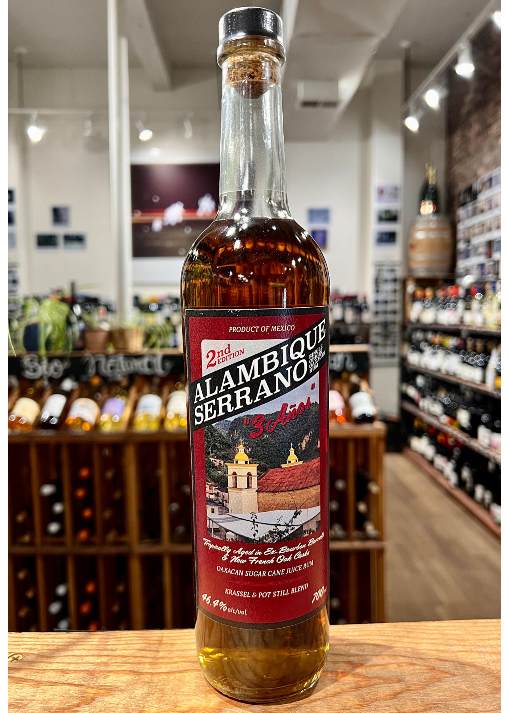 Alambique Serrano / 2nd Edition 3 Anos Single Origin Oaxacan Rum / 700mL