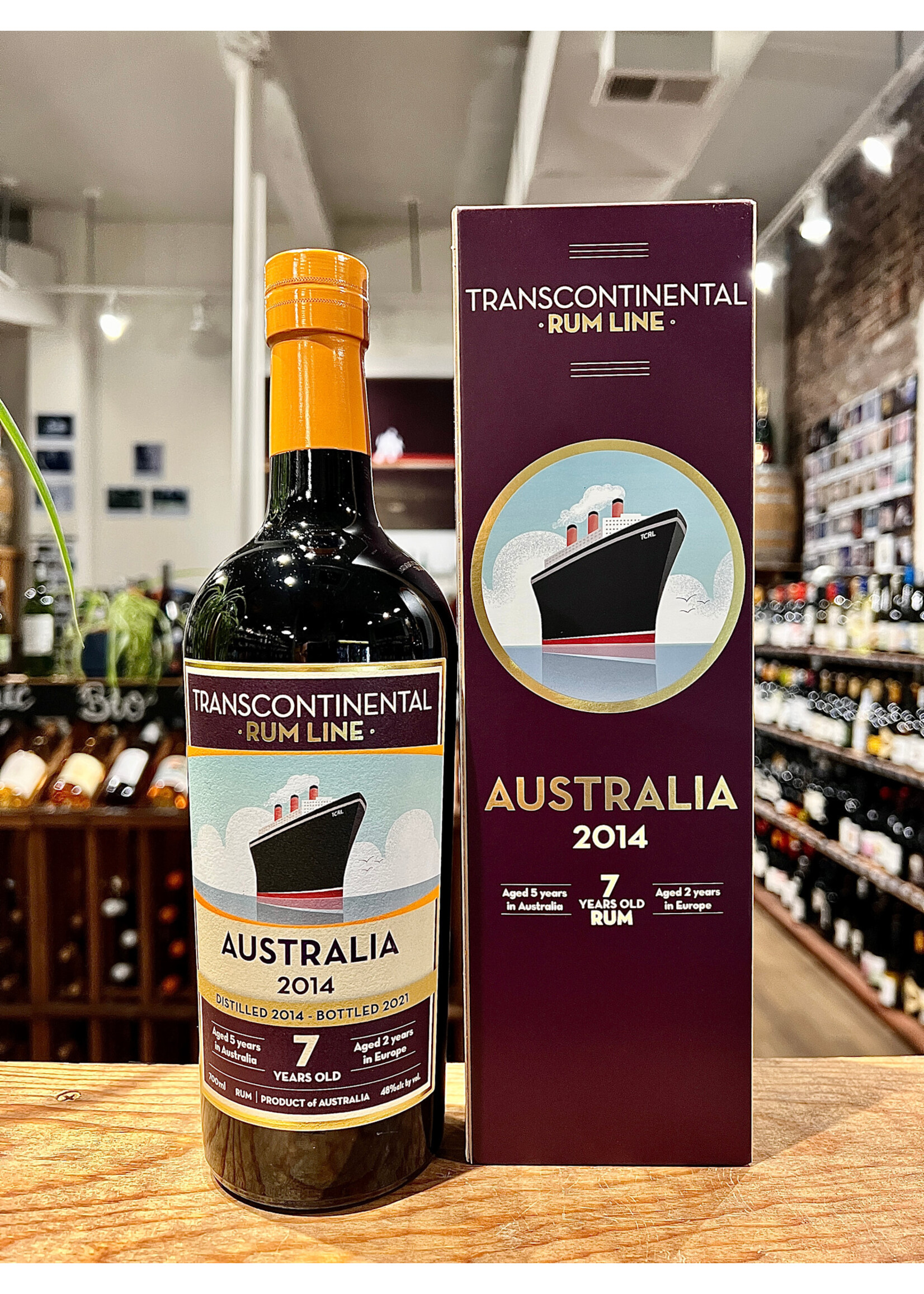 Transcontinental Rum Line Transcontinental Rum Line / Australia 2014 7 Year Beenleigh Distillery / 700mL