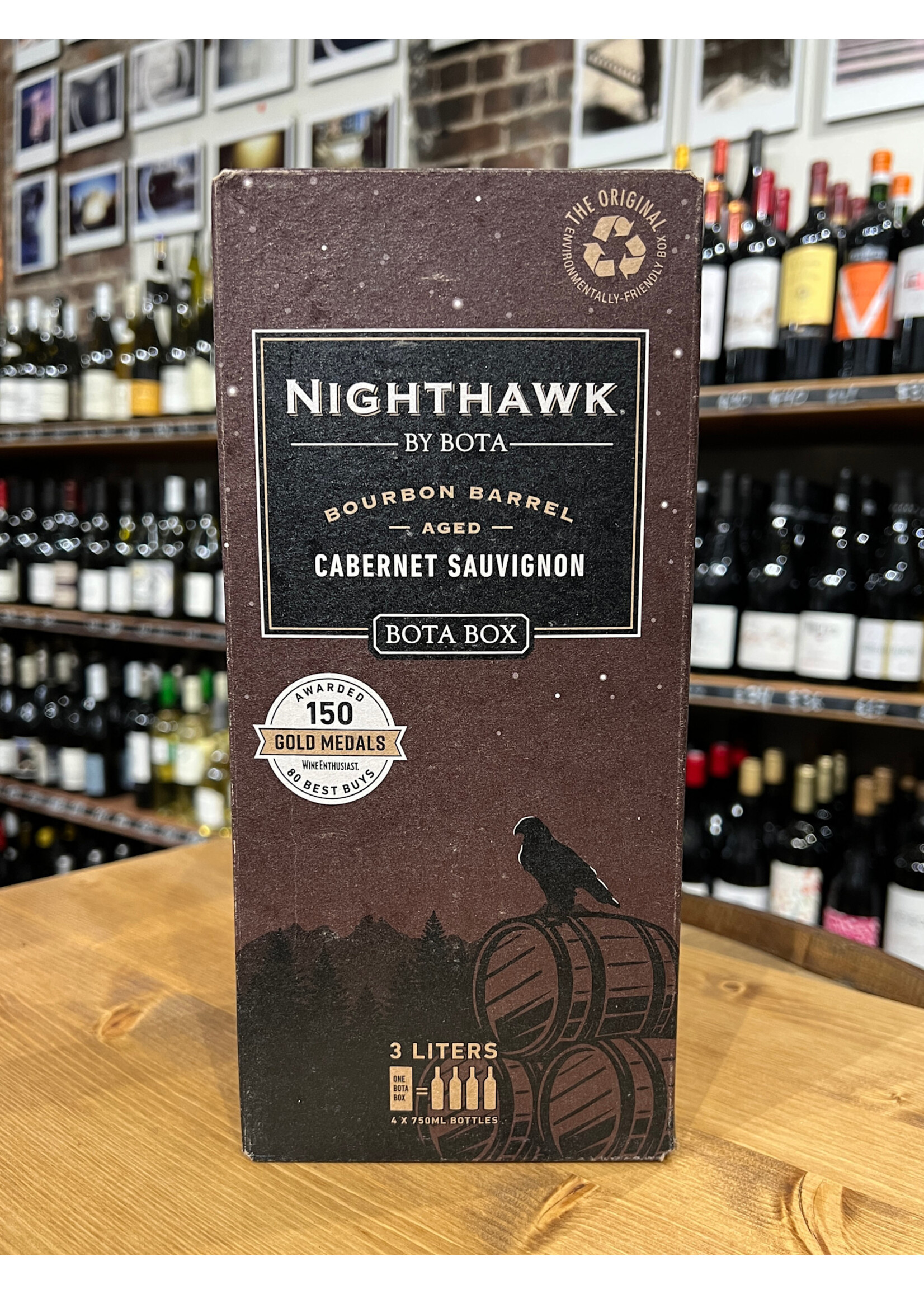 Bota Box Bota Box / Nighthawk Black Bourbon Barrel Aged Cabernet Sauvignon / 3.0L