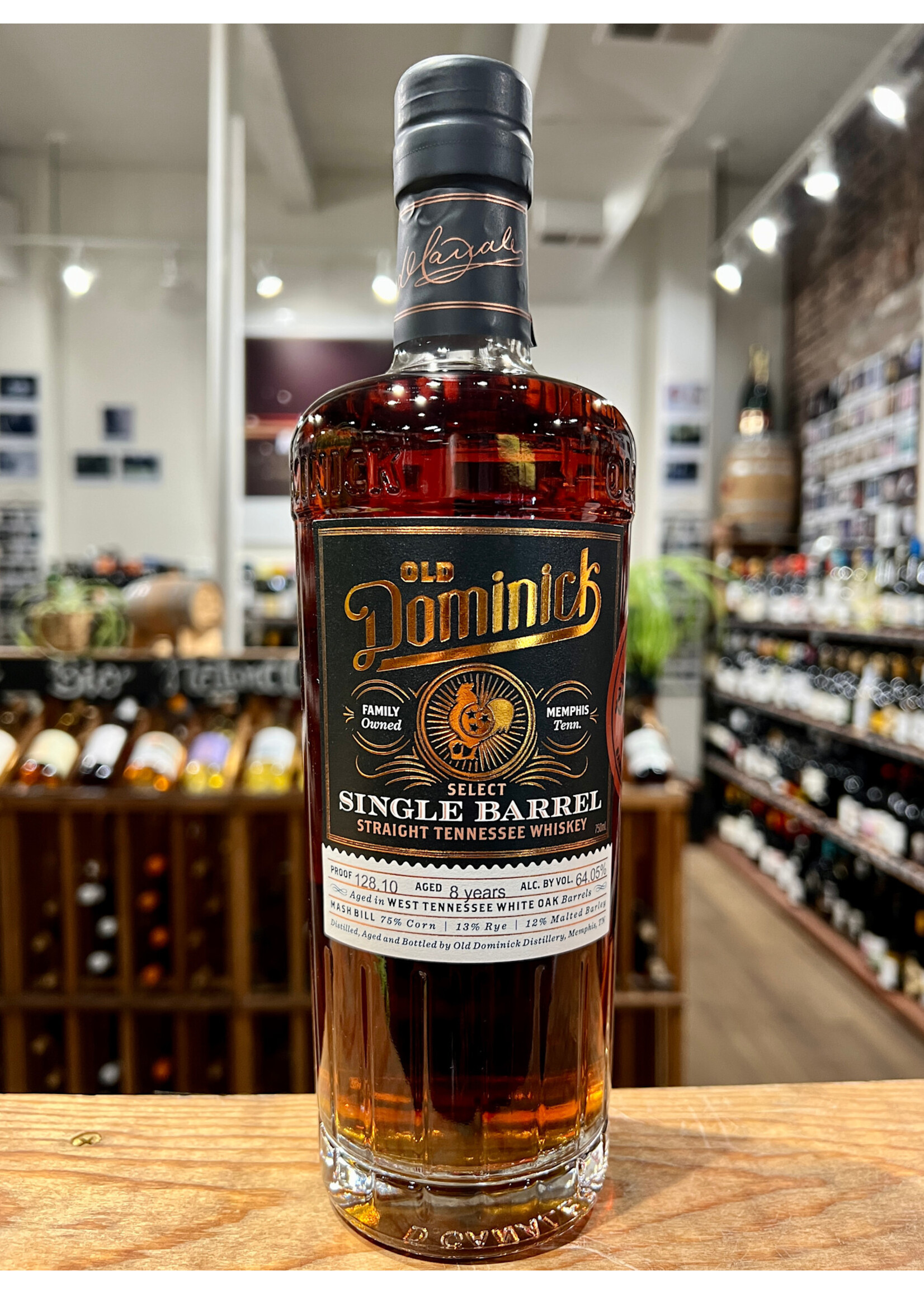 Old Dominick Distillery / Single Barrel Straight Tennessee Whiskey / 750mL