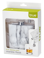 True Brands Marble 6oz Stainless Steel True Flask