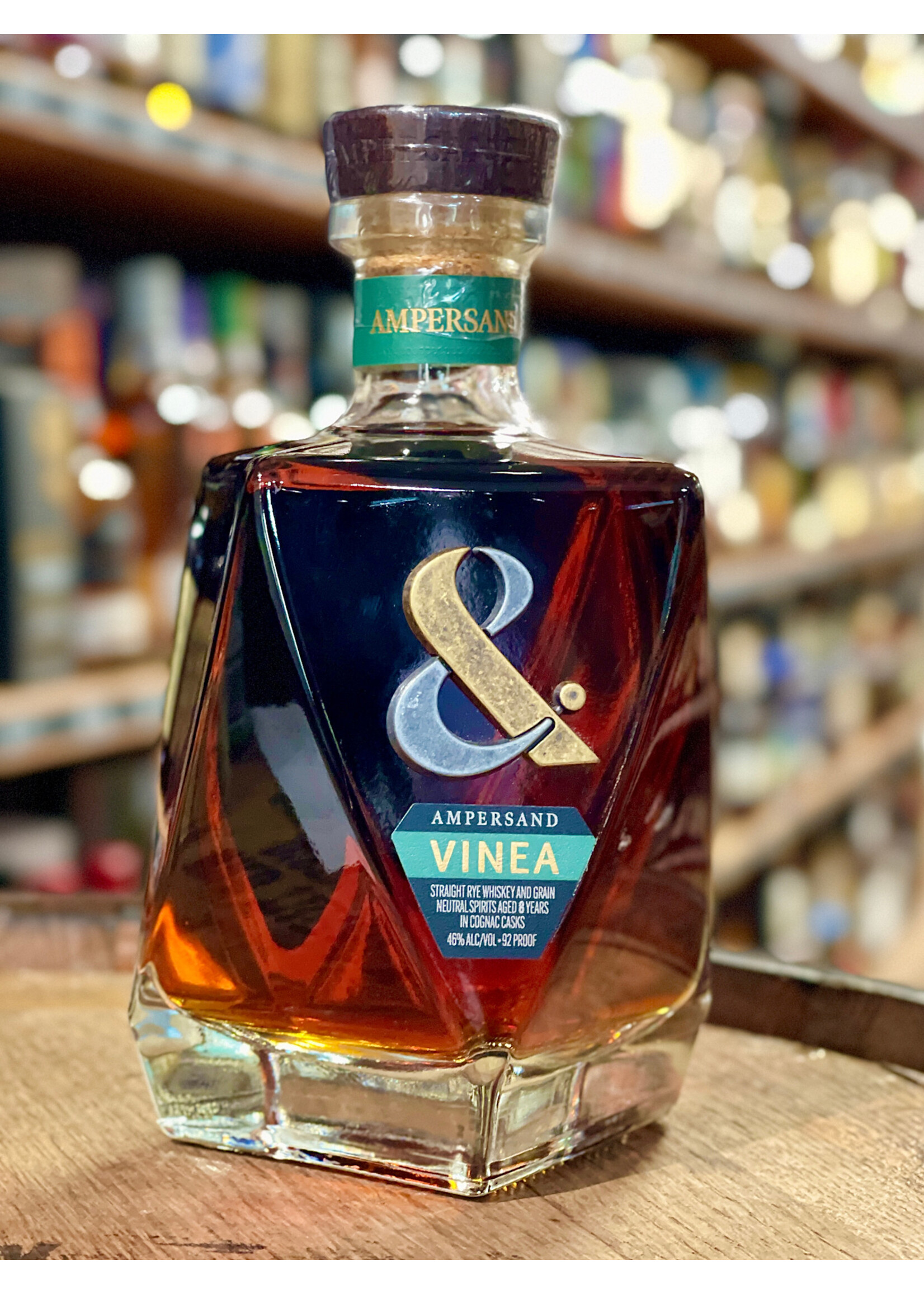 Ampersand Distilling / 8 Years Old In Cognac Casks Vinea Straight Rye Whiskey And Grain Neutral Spirits / 750mL