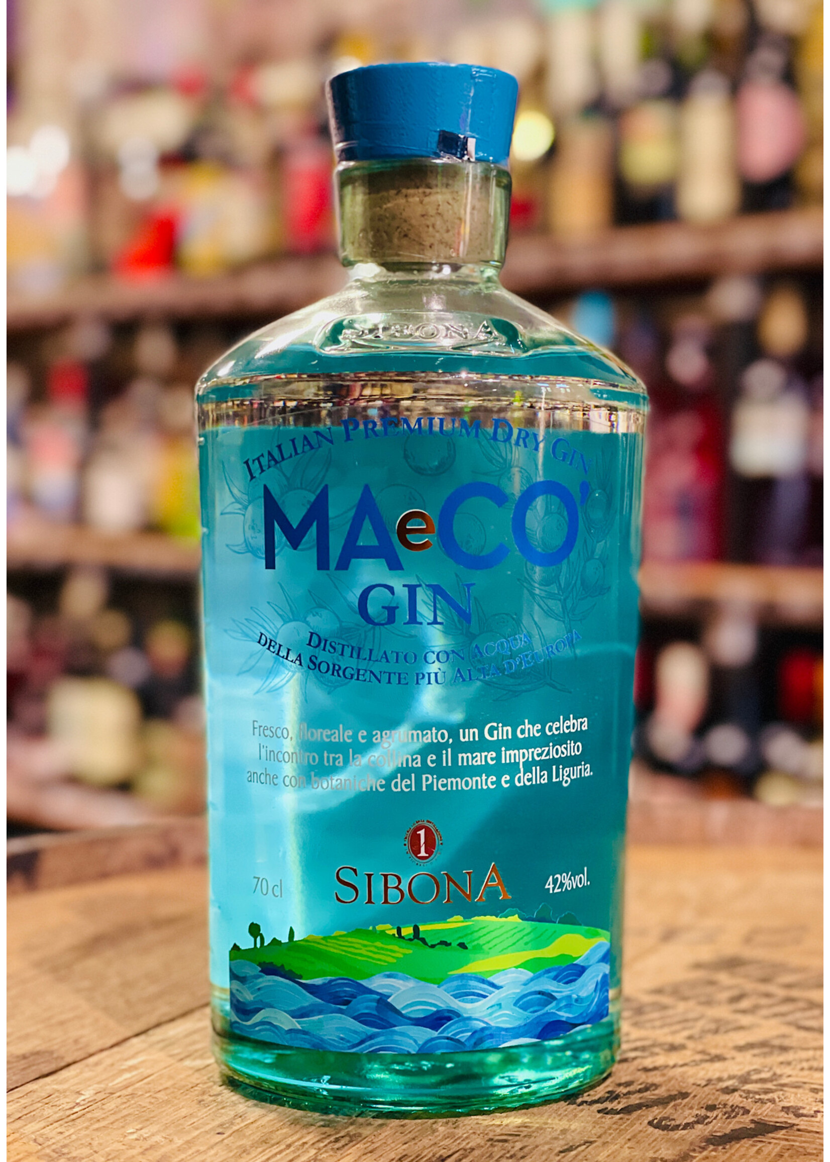 Distilleria Sibona Distilleria Sibona / Maeco' Premium Italian Dry Gin / 700mL