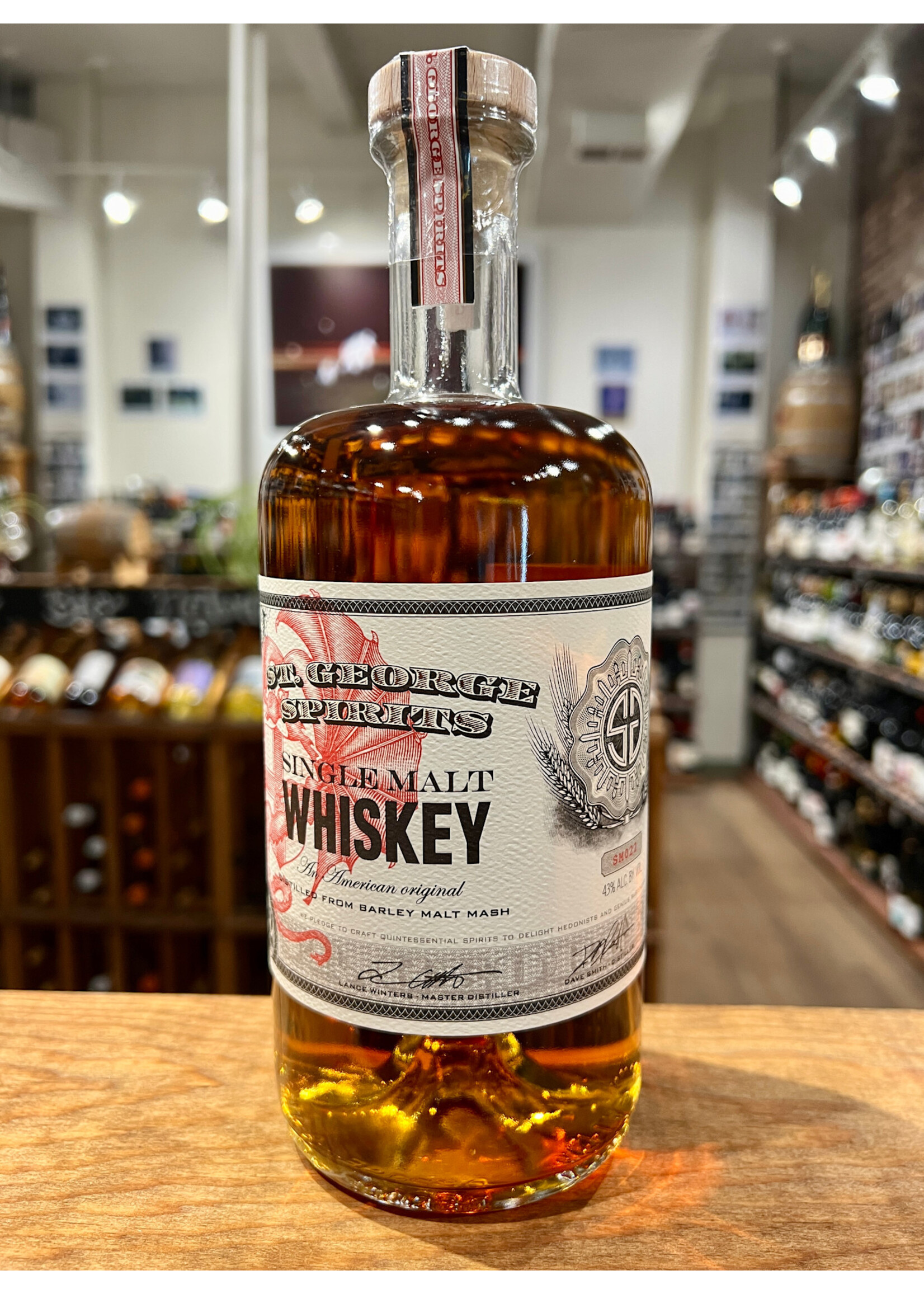 St. George St. George / Single Malt Whiskey Lot 22 43% / 750mL