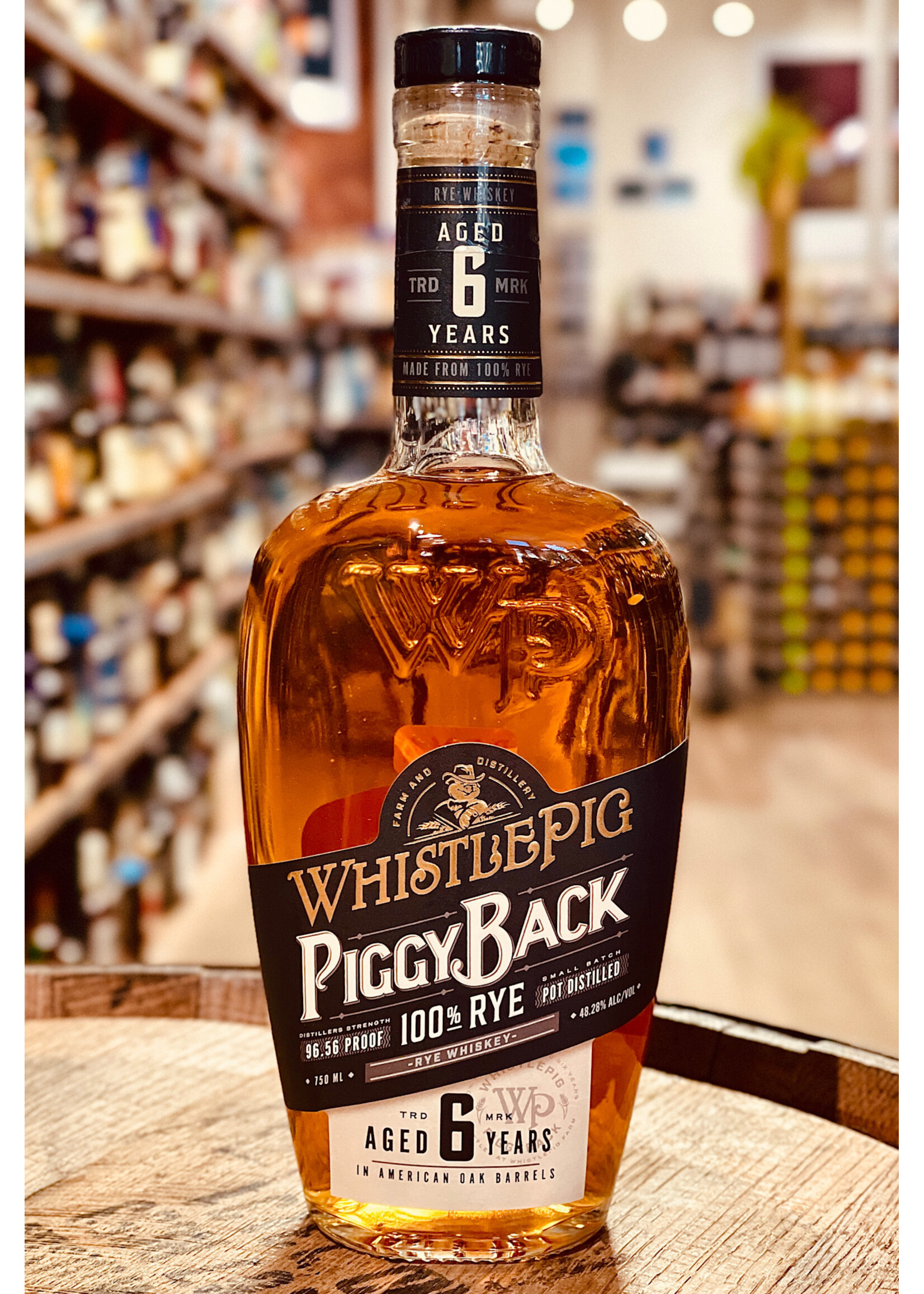 Whistlepig Whistlepig / 6 Years Old PiggyBack 100% Rye Whiskey 96.56 Proof / 750ml