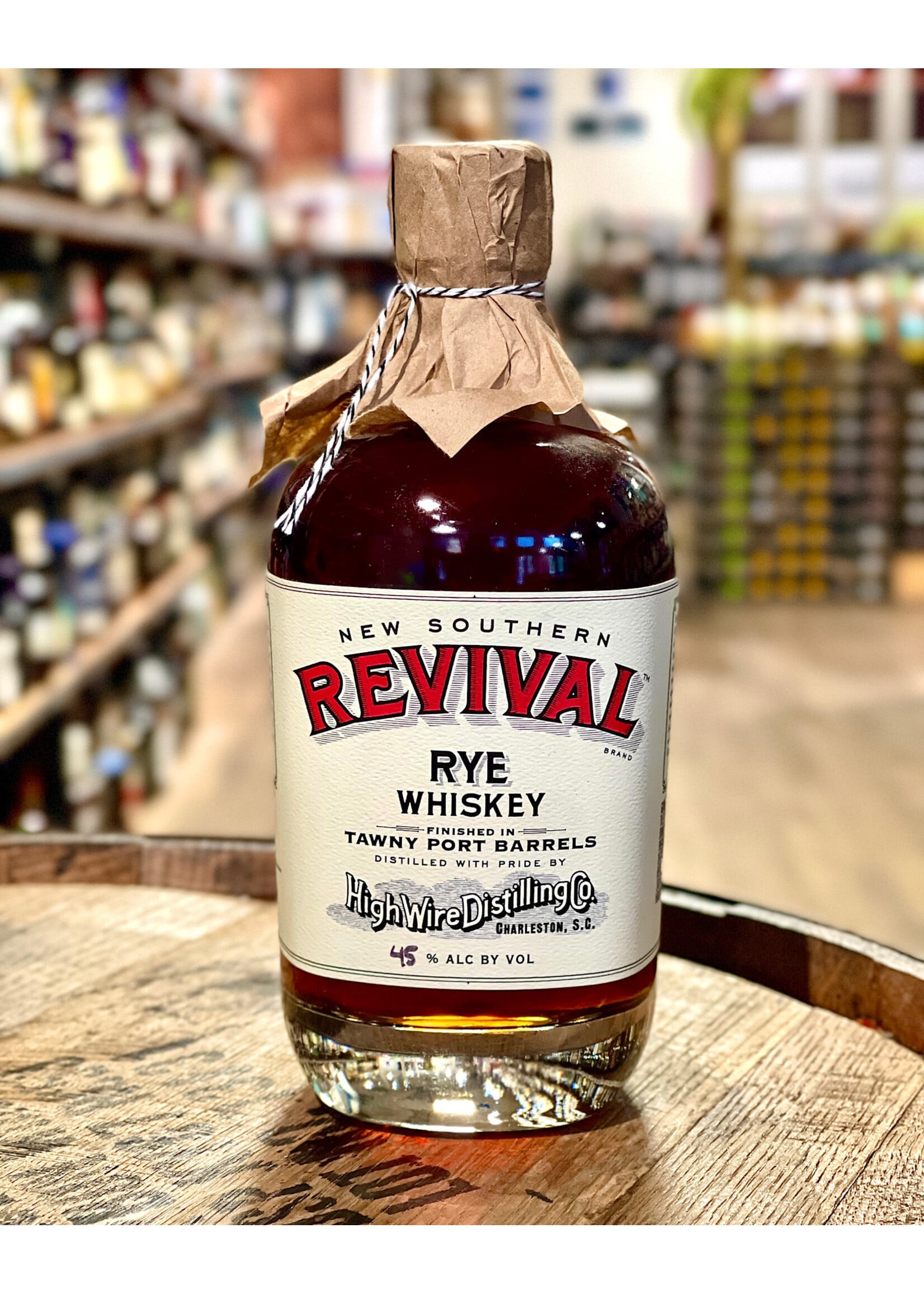 High Wire Distilling Company High Wire / New Southern Revival Rye Whiskey Finished In Tawny Port Barrels / 750mL