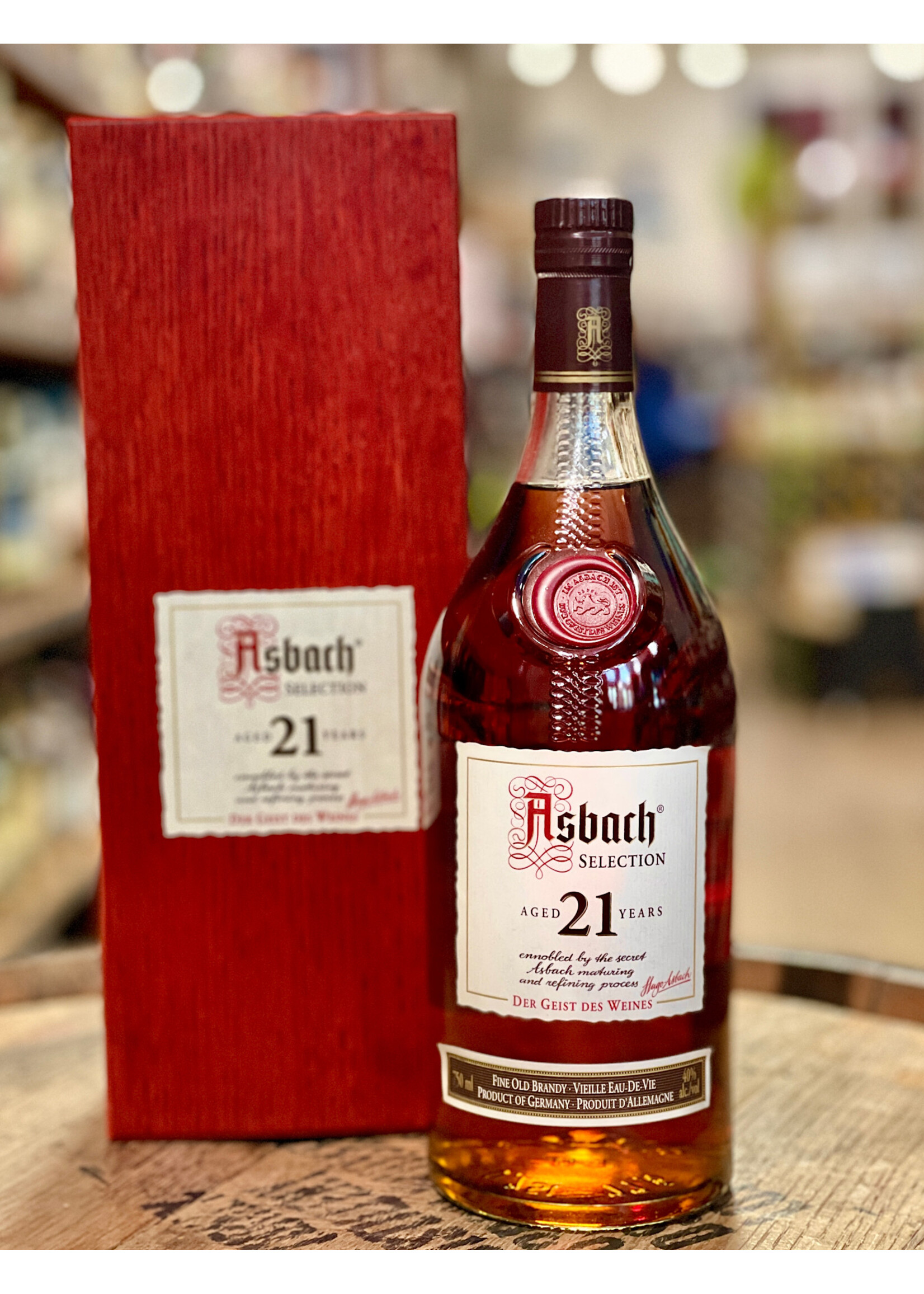 Asbach Asbach  / 21 Year Old Fine Old Brandy Vieille Eau-de-vie / 750mL