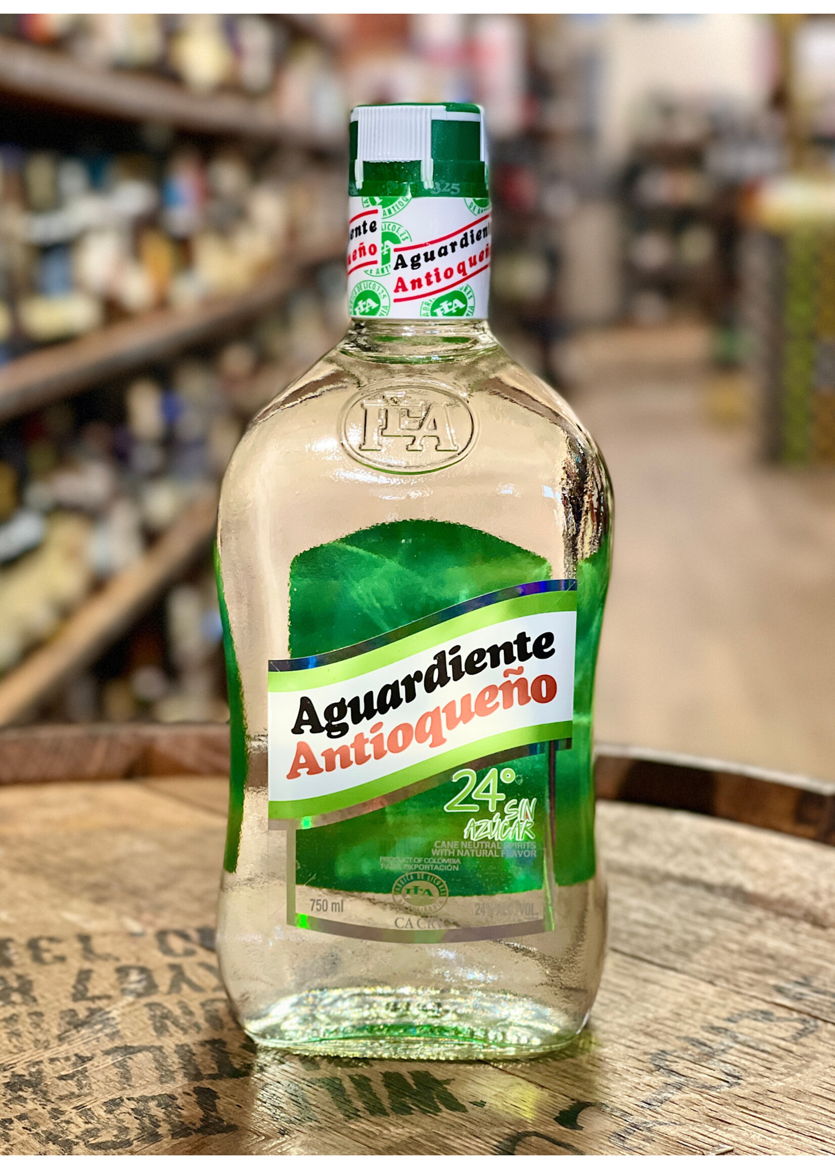 Antioqueno Antioqueno / Aguardiente Sin Azucar Verde / 750mL