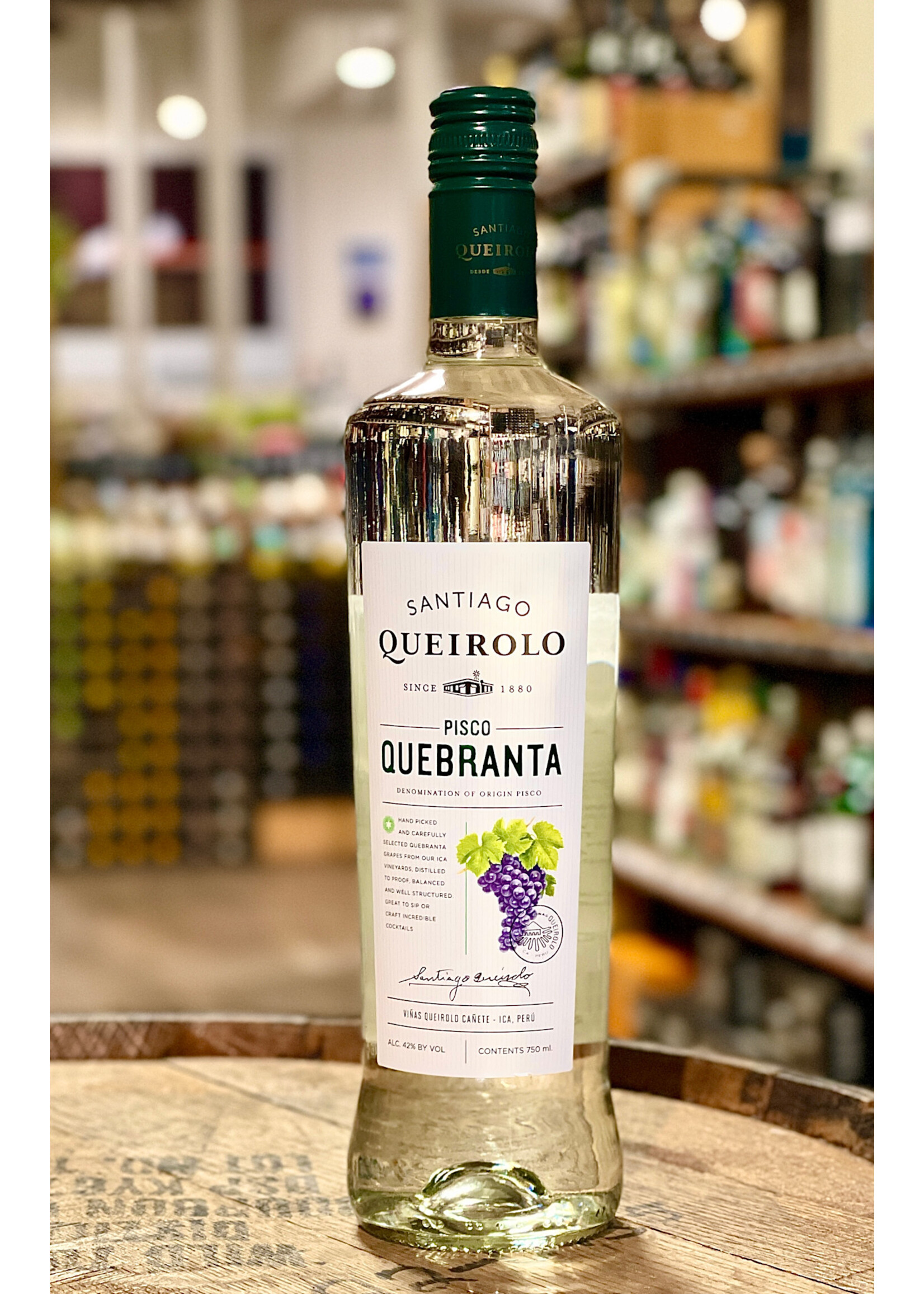 Santiago Queirolo Santiago Queirolo / Pisco Quebranta / 750mL