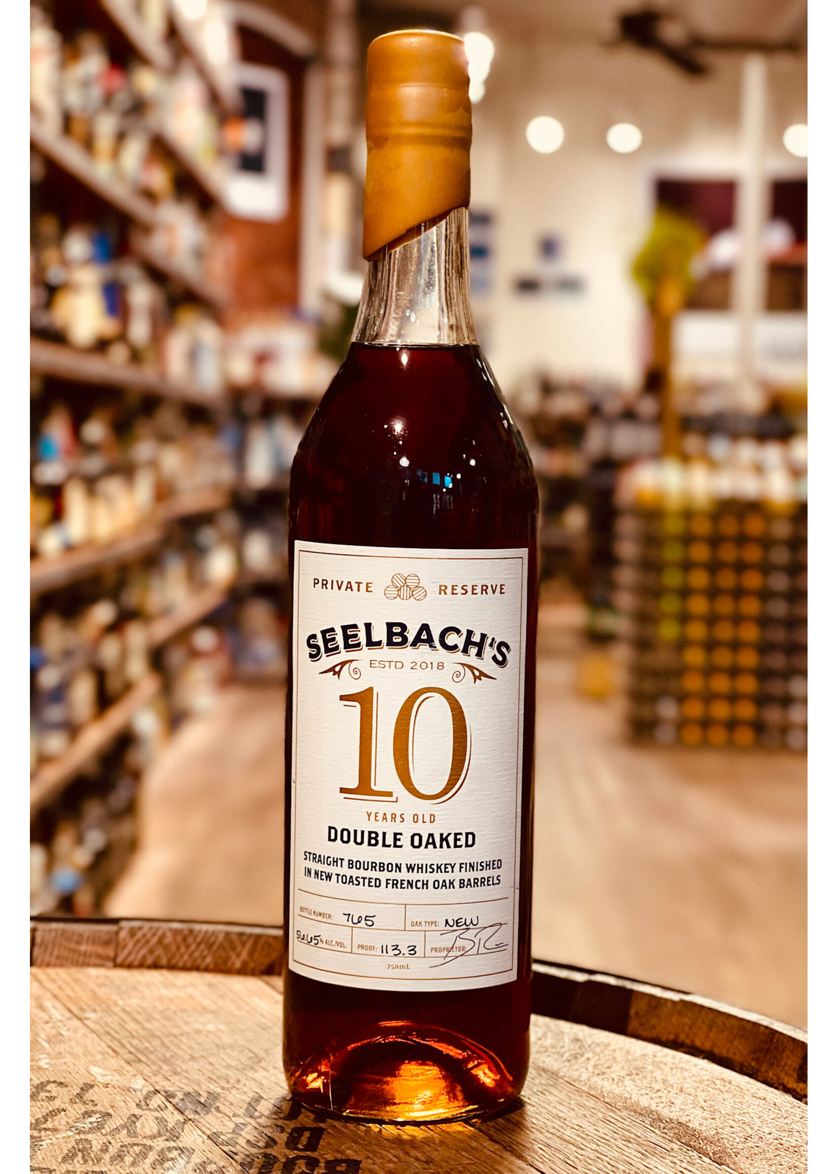 Seelbach's / Private Reserve 10 Years Old Bourbon Double Oaked / 750mL