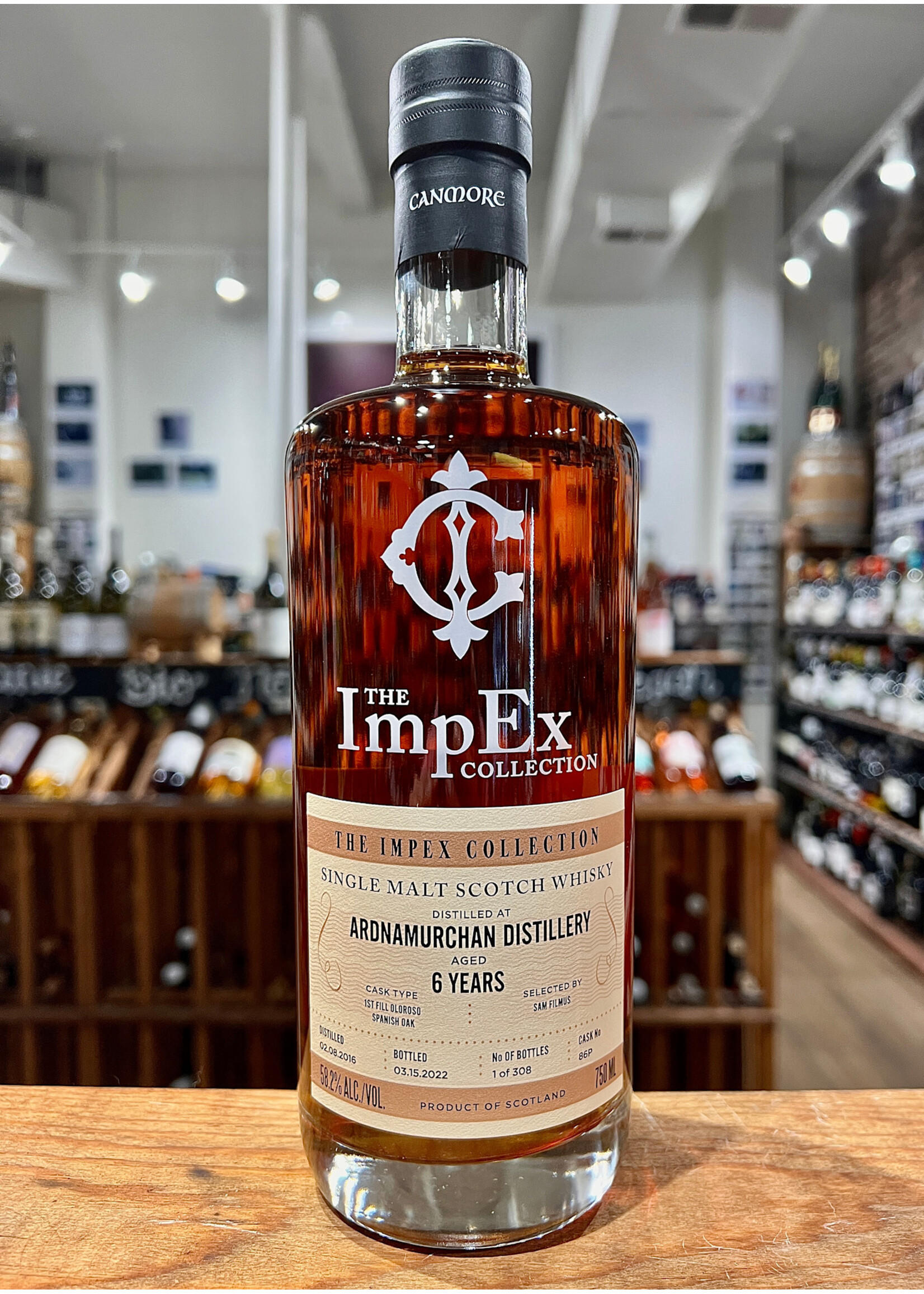 The Impex Collection The ImpEx Collection / Ardnamurchan 6 Year Old Single Malt Whisky / 750mL