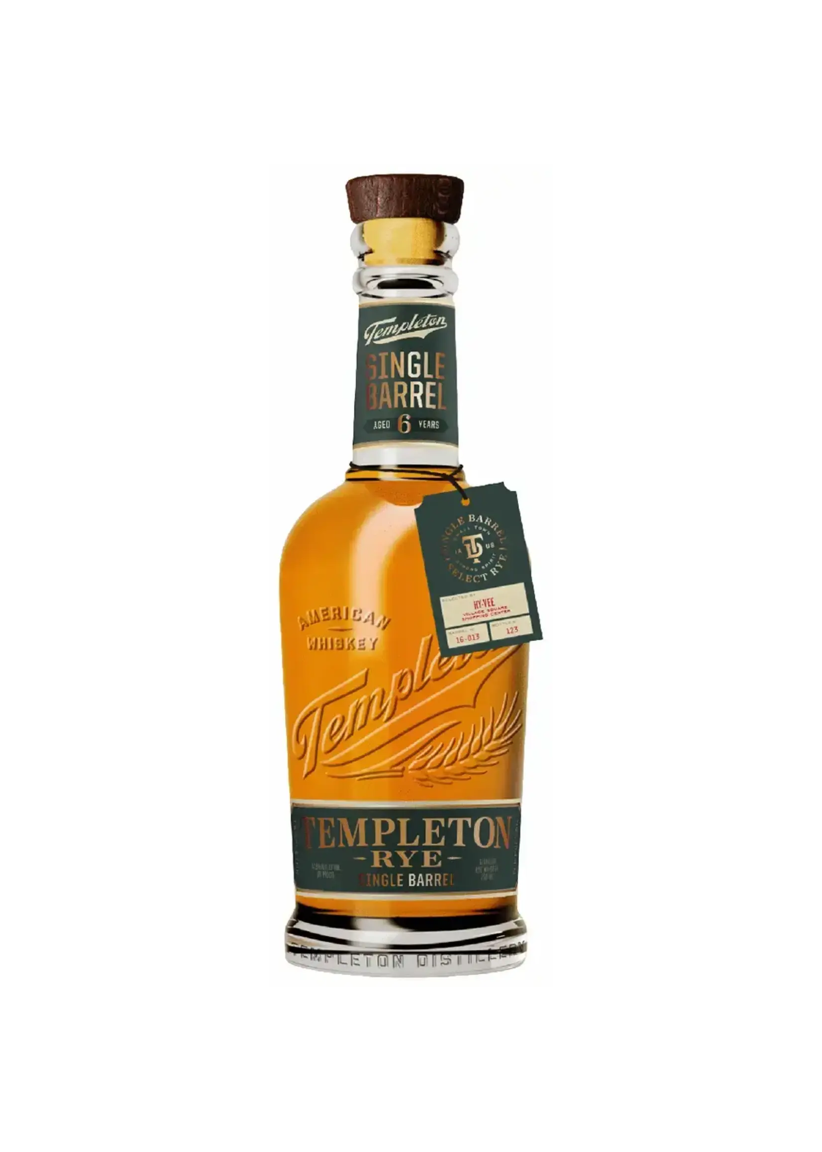 Templeton Templeton / Single Barrel American Straight Rye Whiskey / 750mL