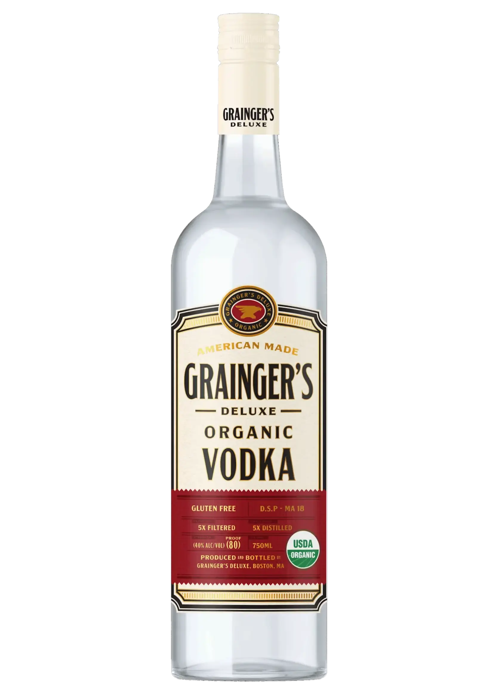 Grainger's Deluxe Grainger's Deluxe / Organic Vodka / 750mL