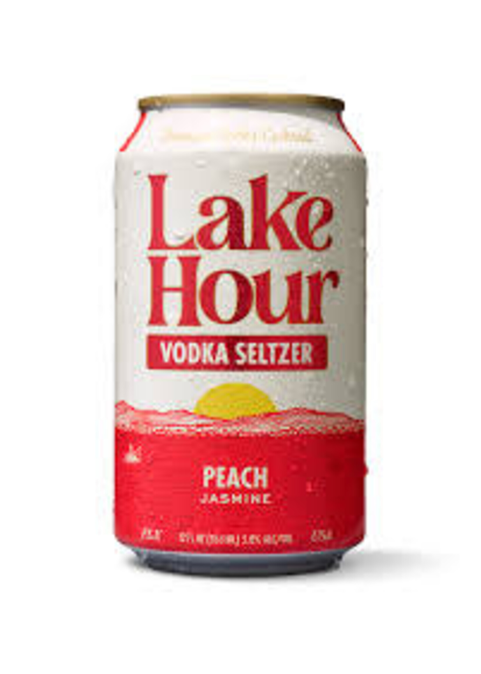 Lake Hour / Peach Jasmine Premium Vodka Cocktail / Single 12oz Can