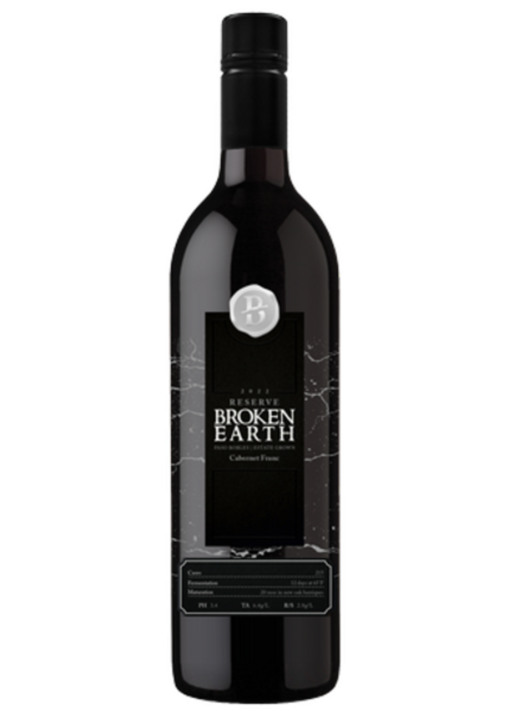 Broken Earth Winery / Cabernet Franc Estate Grown Paso Robles / 750mL
