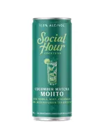 Social Hour Cocktails Social Hour Cocktails / Cucumber Matcha Mojito / 250mL Single Can