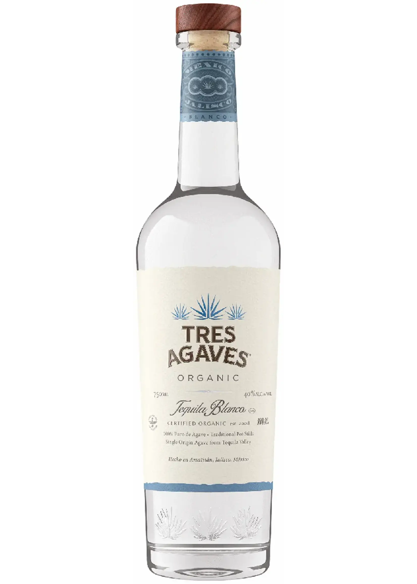Tres Agaves Tres Agaves / Blanco Tequila 80 Proof / 1.0L
