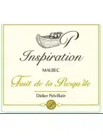 Vignobles Pelvillain / Côtes du Lot Malbec Inspiration Fruit De La Presqu'île / 750mL